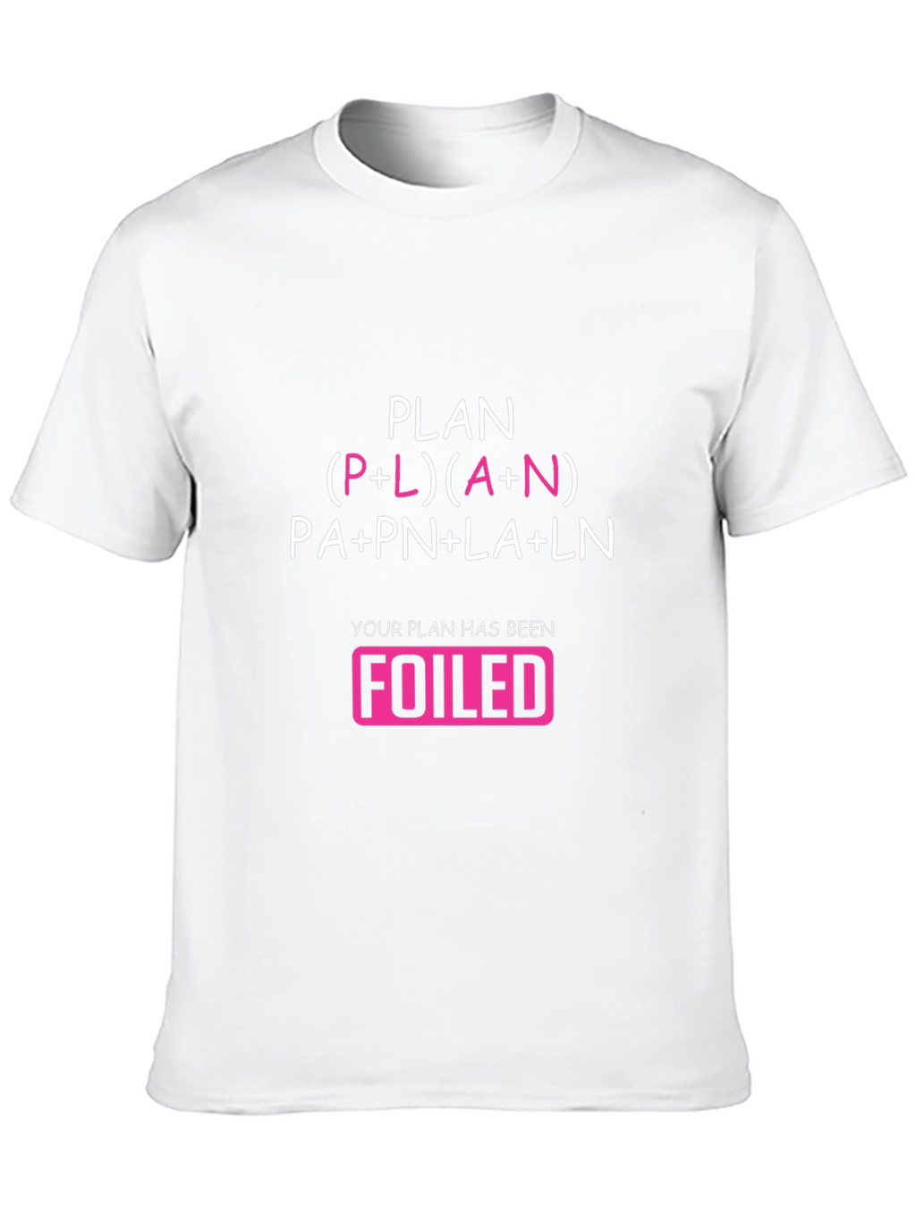 Math Plan Foiled T-Shirt