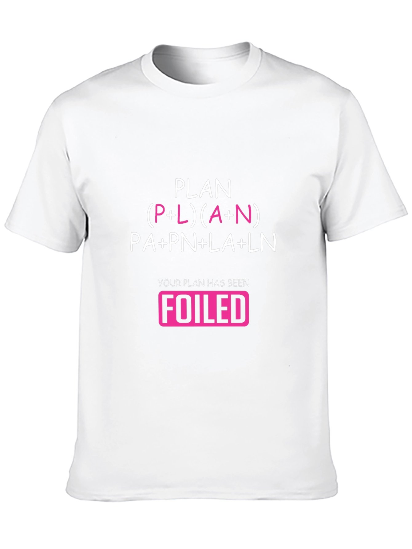 Math Plan Foiled T-Shirt
