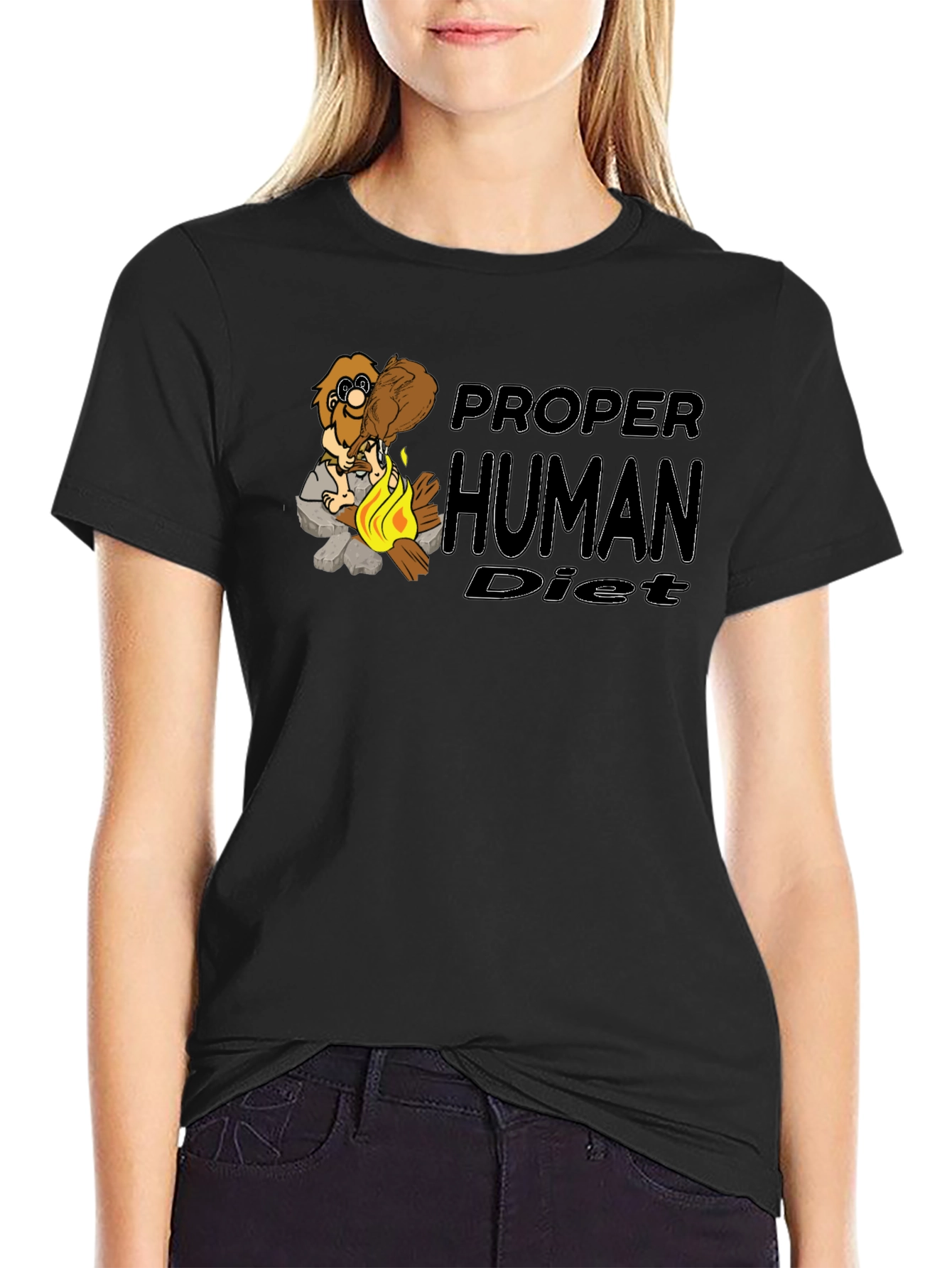 Proper Human Diet Funny T-Shirt