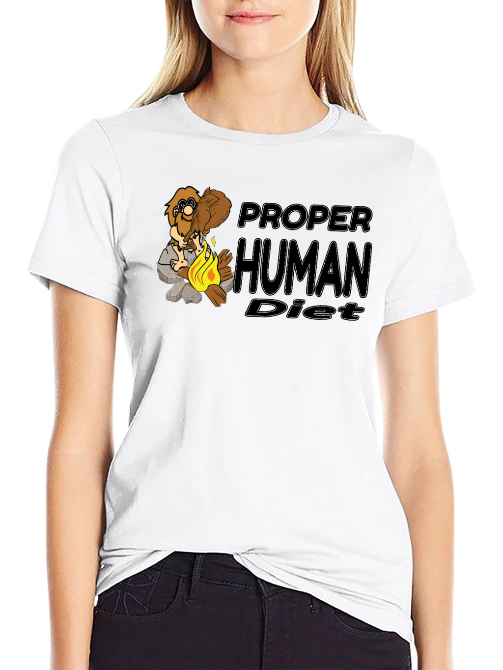 Proper Human Diet Funny T-Shirt