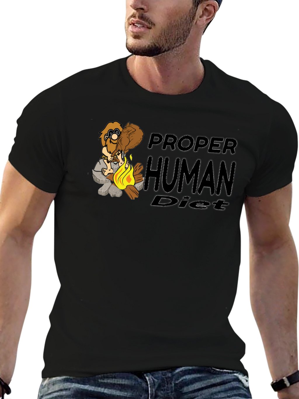 Proper Human Diet Funny T-Shirt
