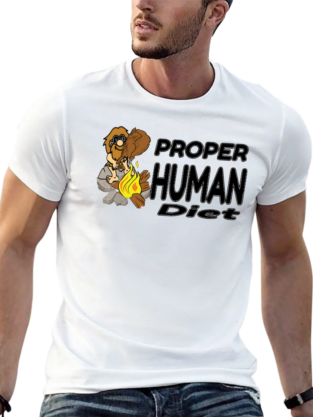 Proper Human Diet Funny T-Shirt