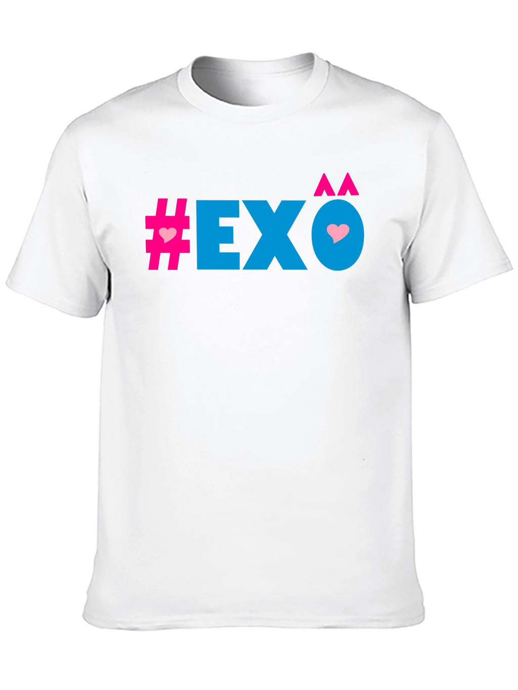 EXO Heart Graphic Black T-Shirt