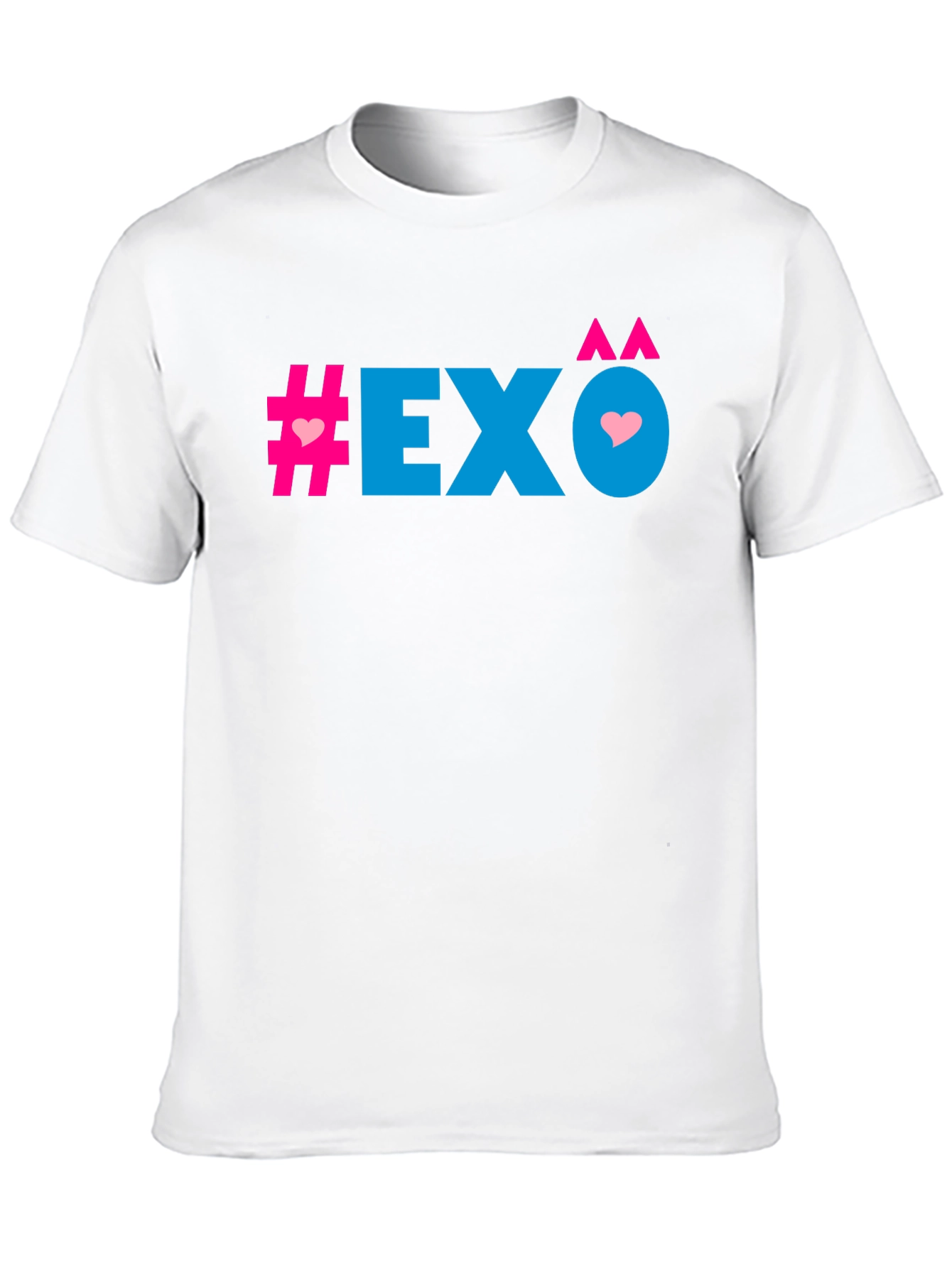 EXO Heart Graphic Black T-Shirt