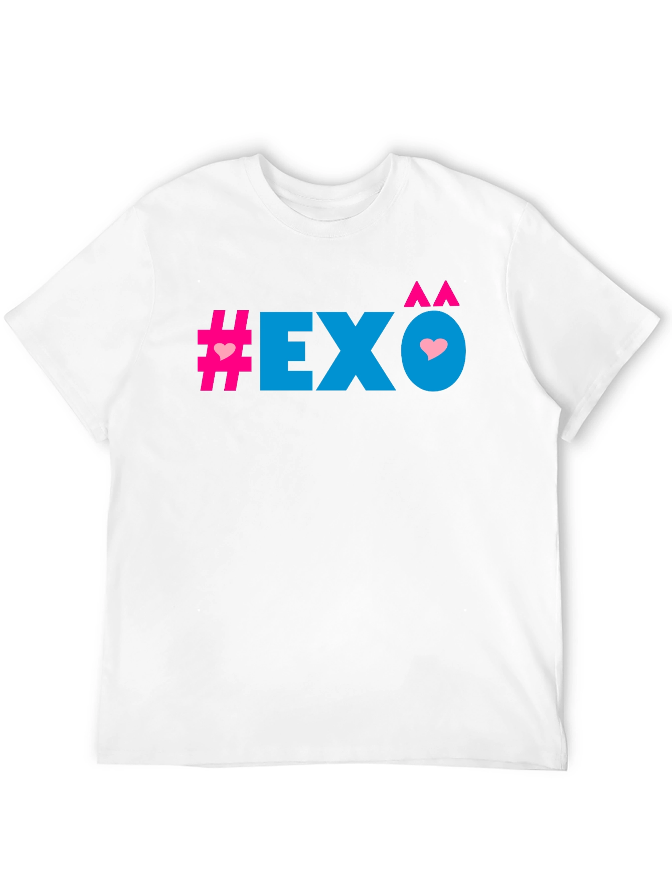 EXO Heart Graphic Black T-Shirt