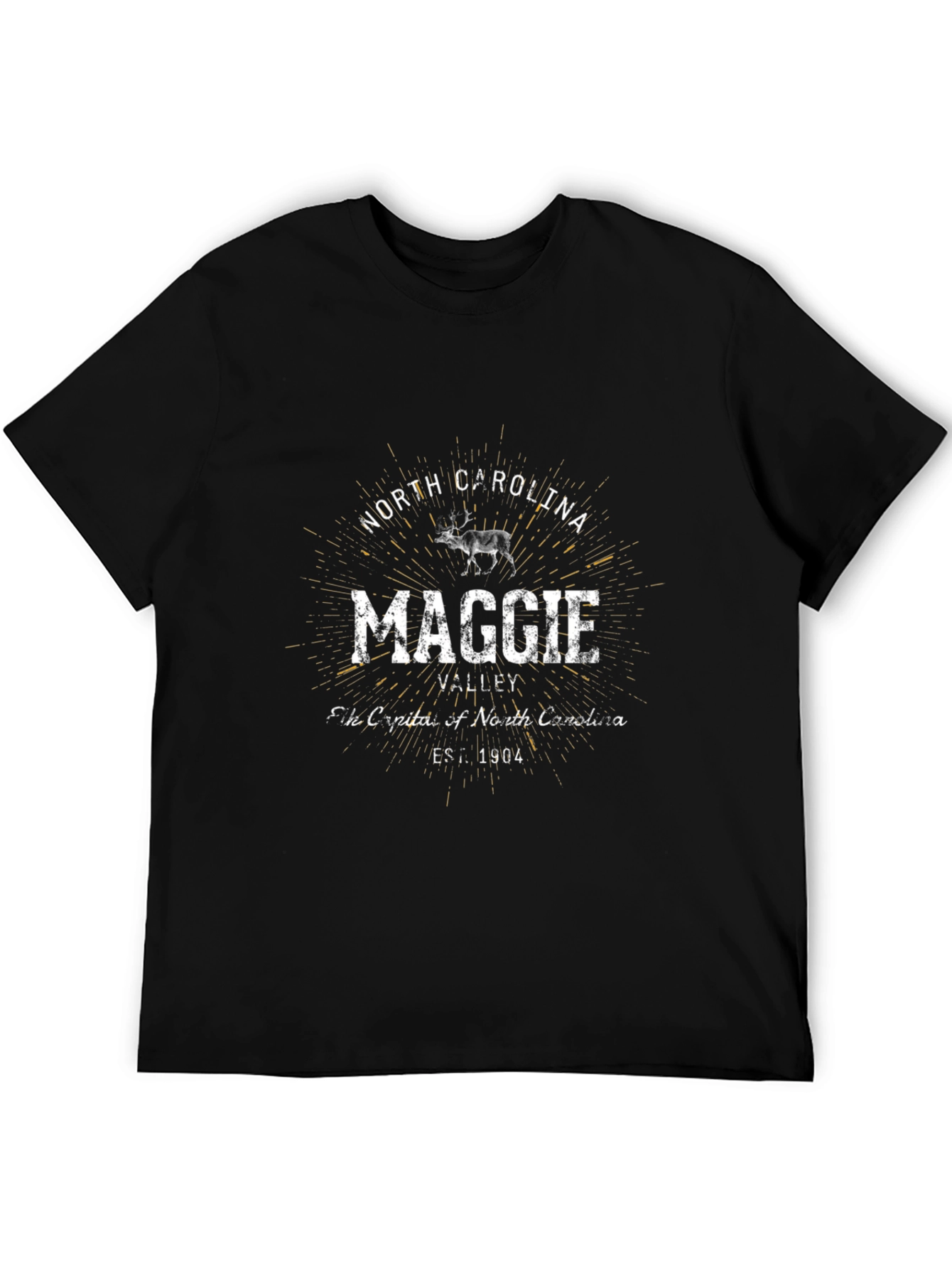 Maggie Valley North Carolina Black T-Shirt