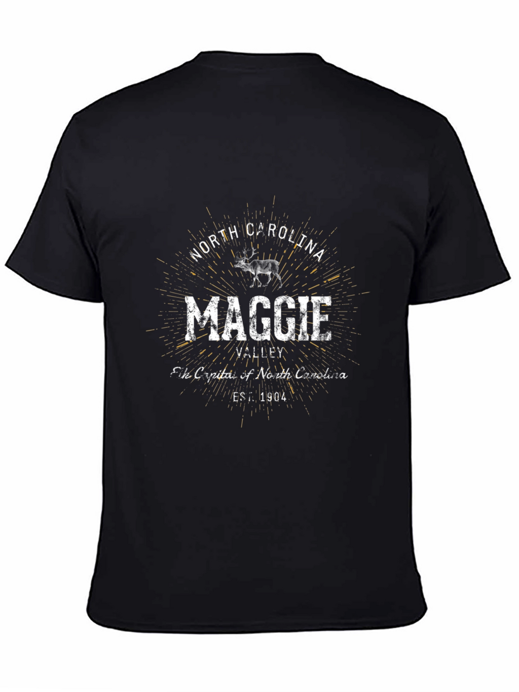 Maggie Valley North Carolina Black T-Shirt