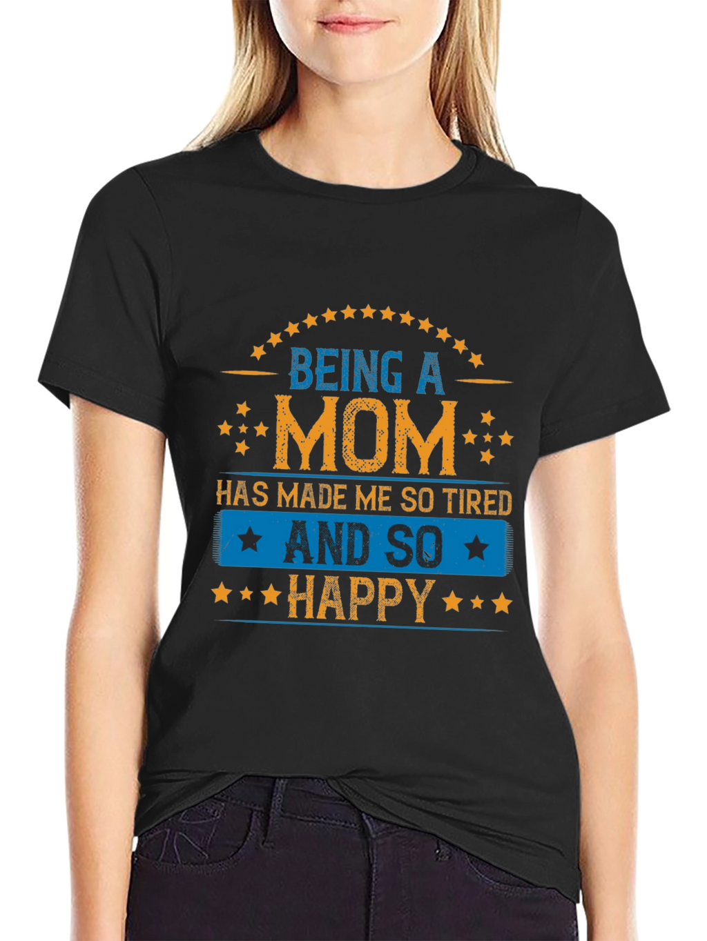 Being a Mom Graphic T-Shirt