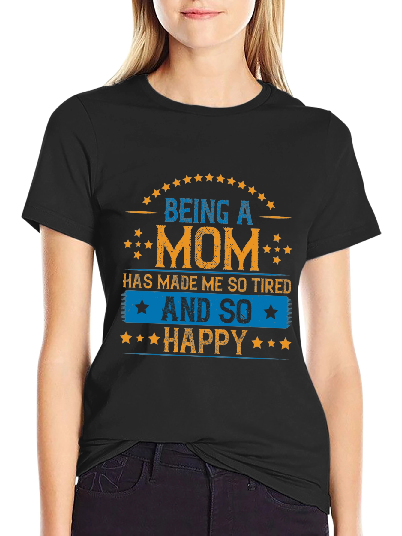 Being a Mom Graphic T-Shirt