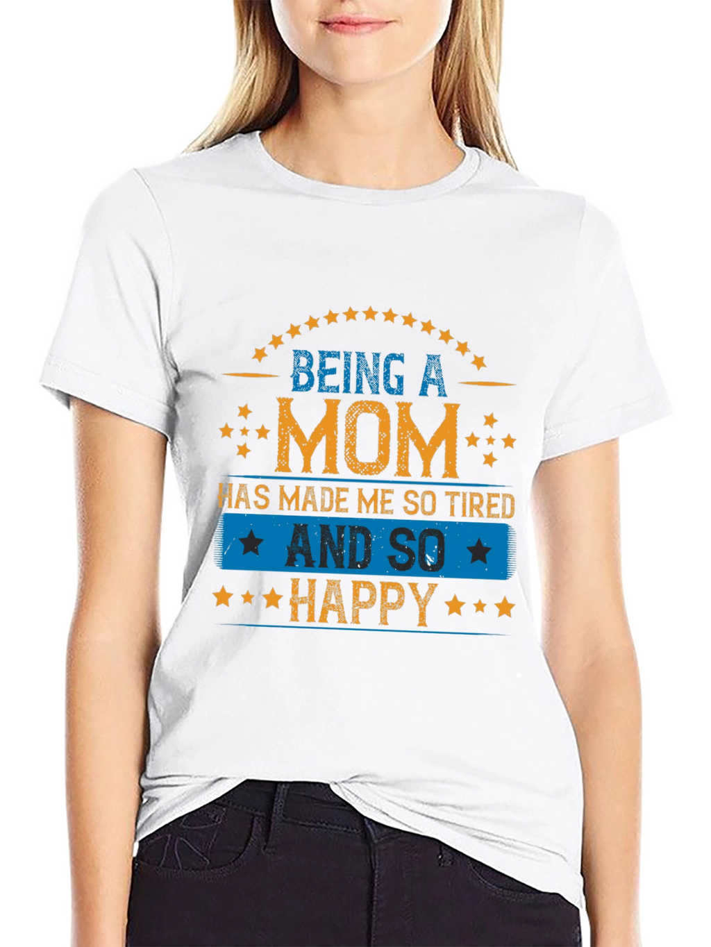Being a Mom Graphic T-Shirt