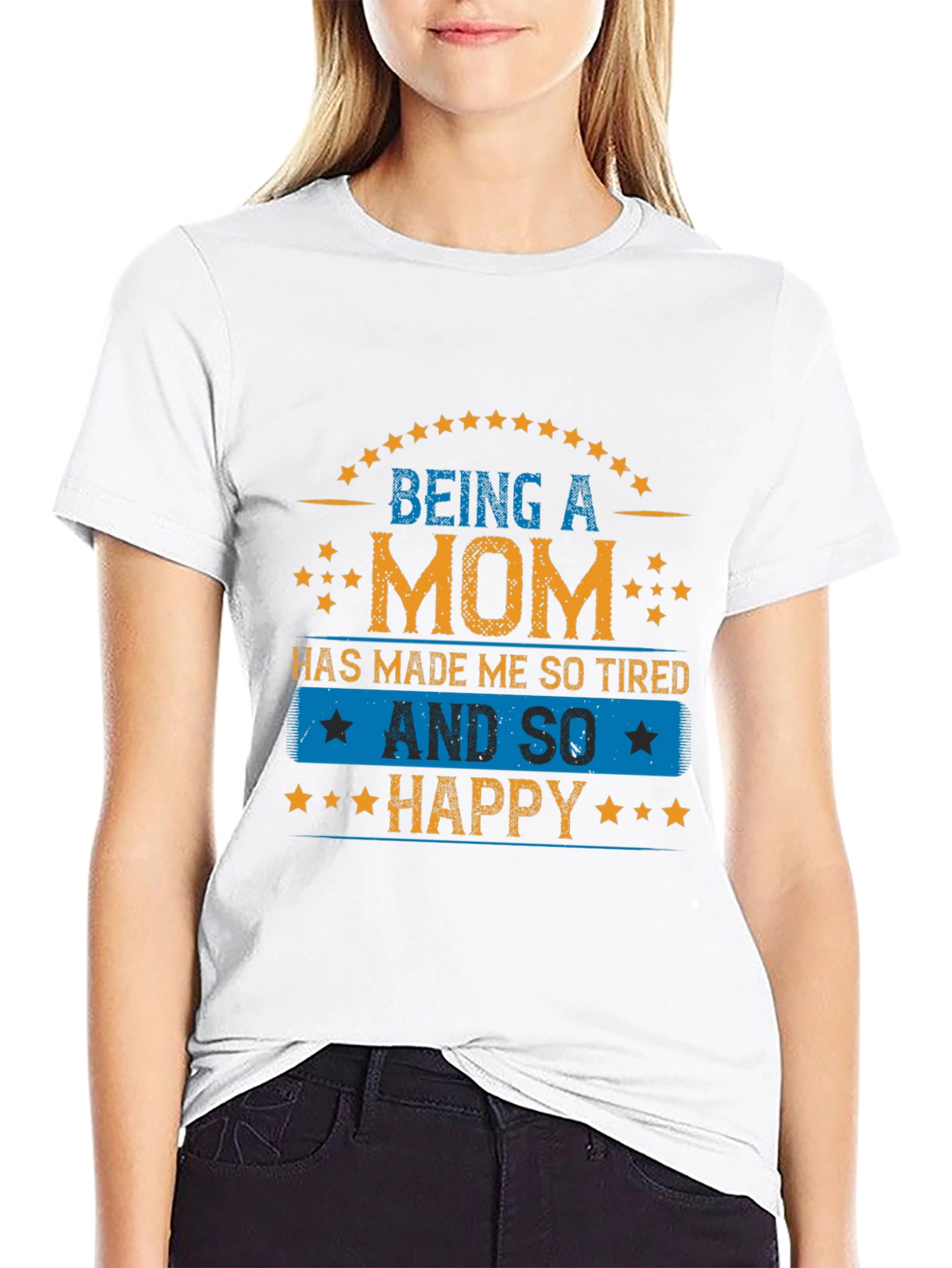 Being a Mom Graphic T-Shirt