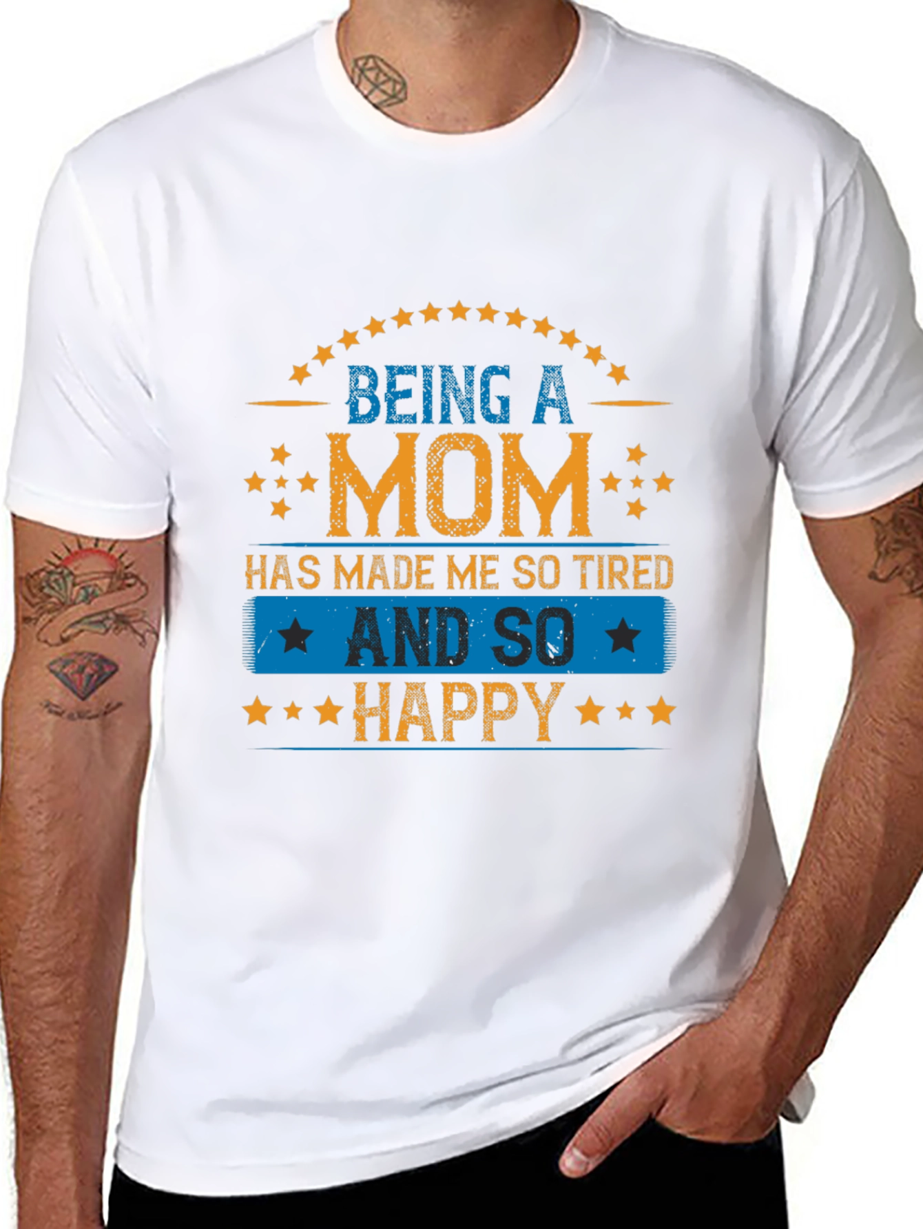 Being a Mom Graphic T-Shirt