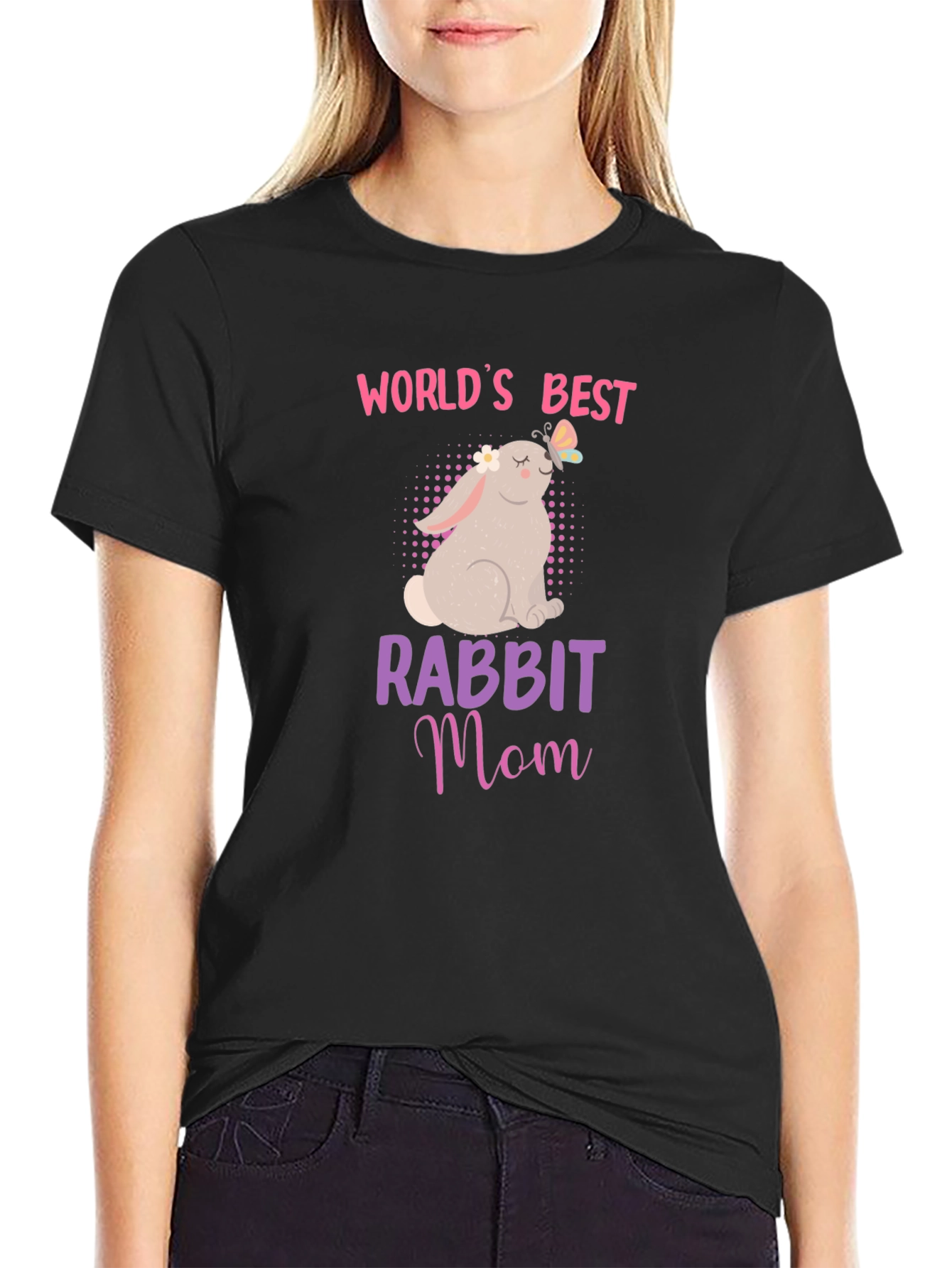 Worlds Best Rabbit Mom T-Shirt