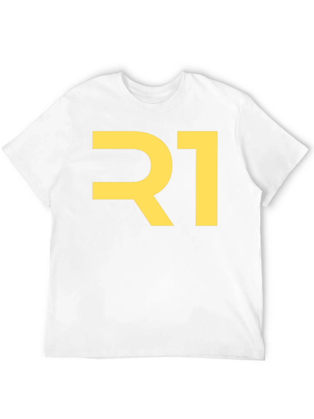 Bold R1 Graphic T-Shirt - Black Cotton Tee