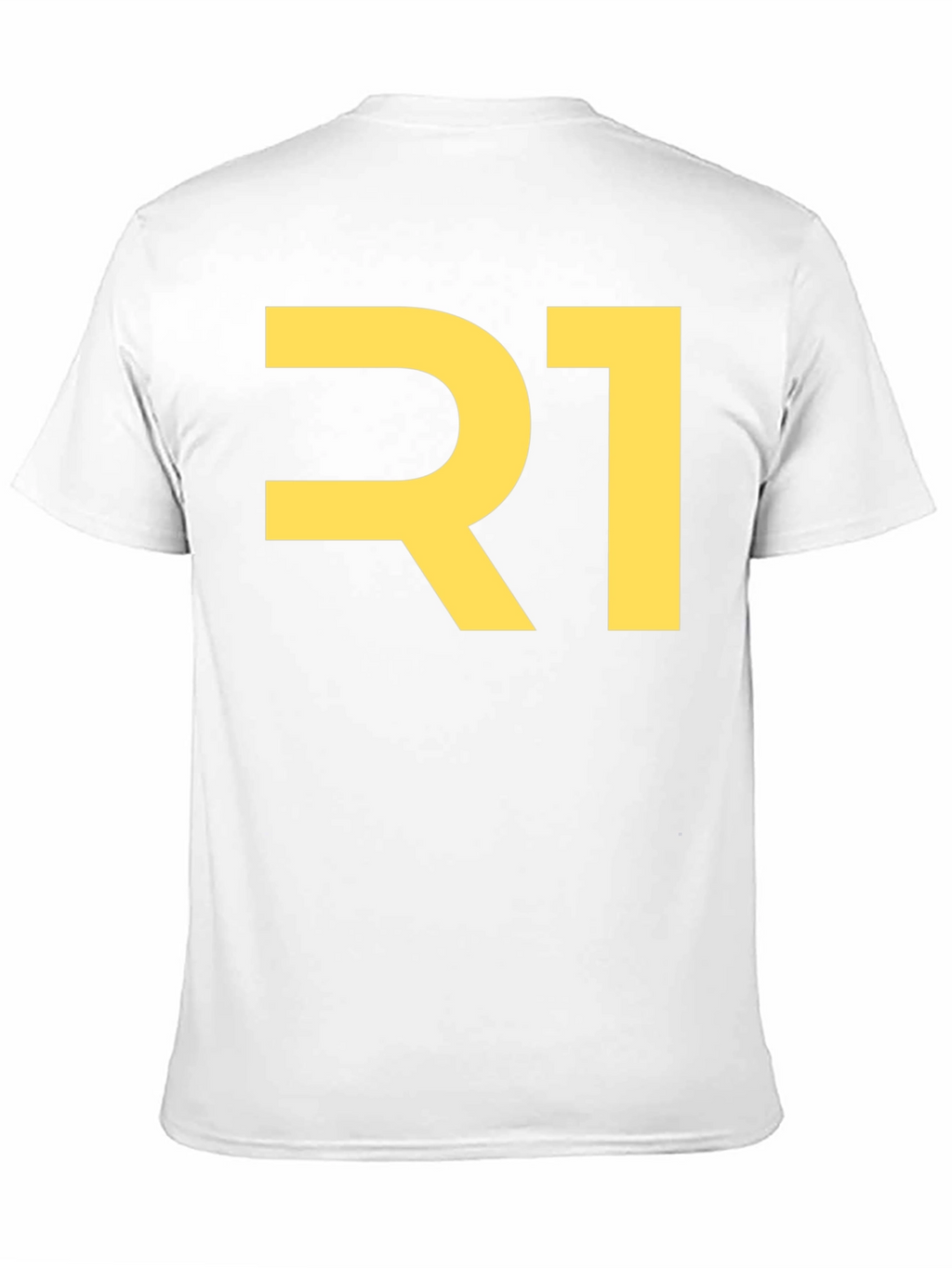 Bold R1 Graphic T-Shirt - Black Cotton Tee