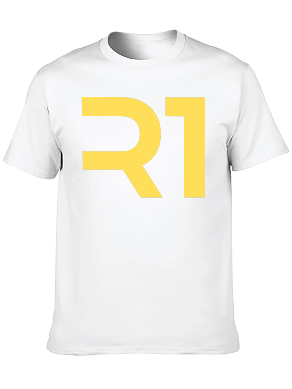 Bold R1 Graphic T-Shirt - Black Cotton Tee
