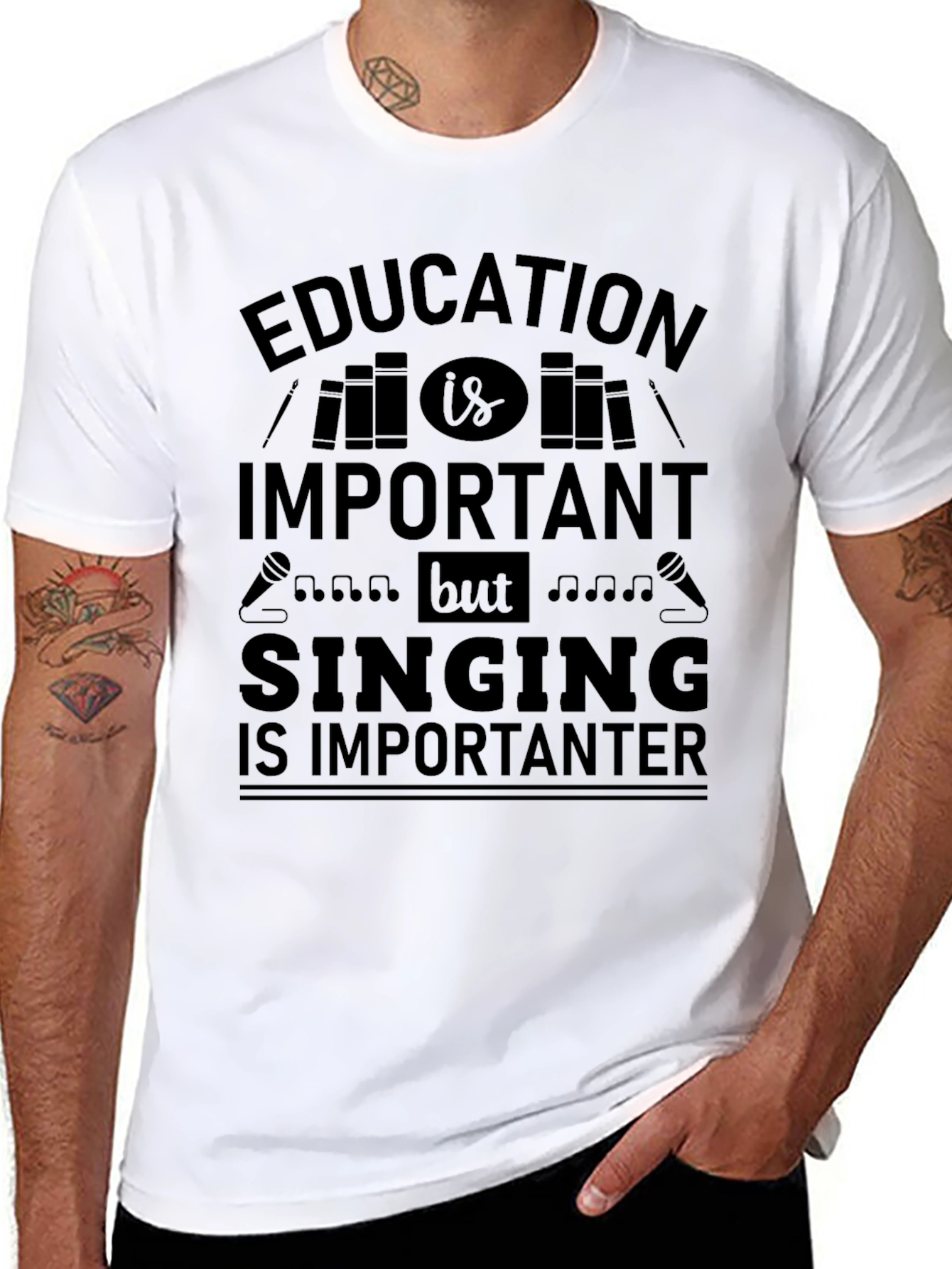 Education Singing Humor Graphic Tee