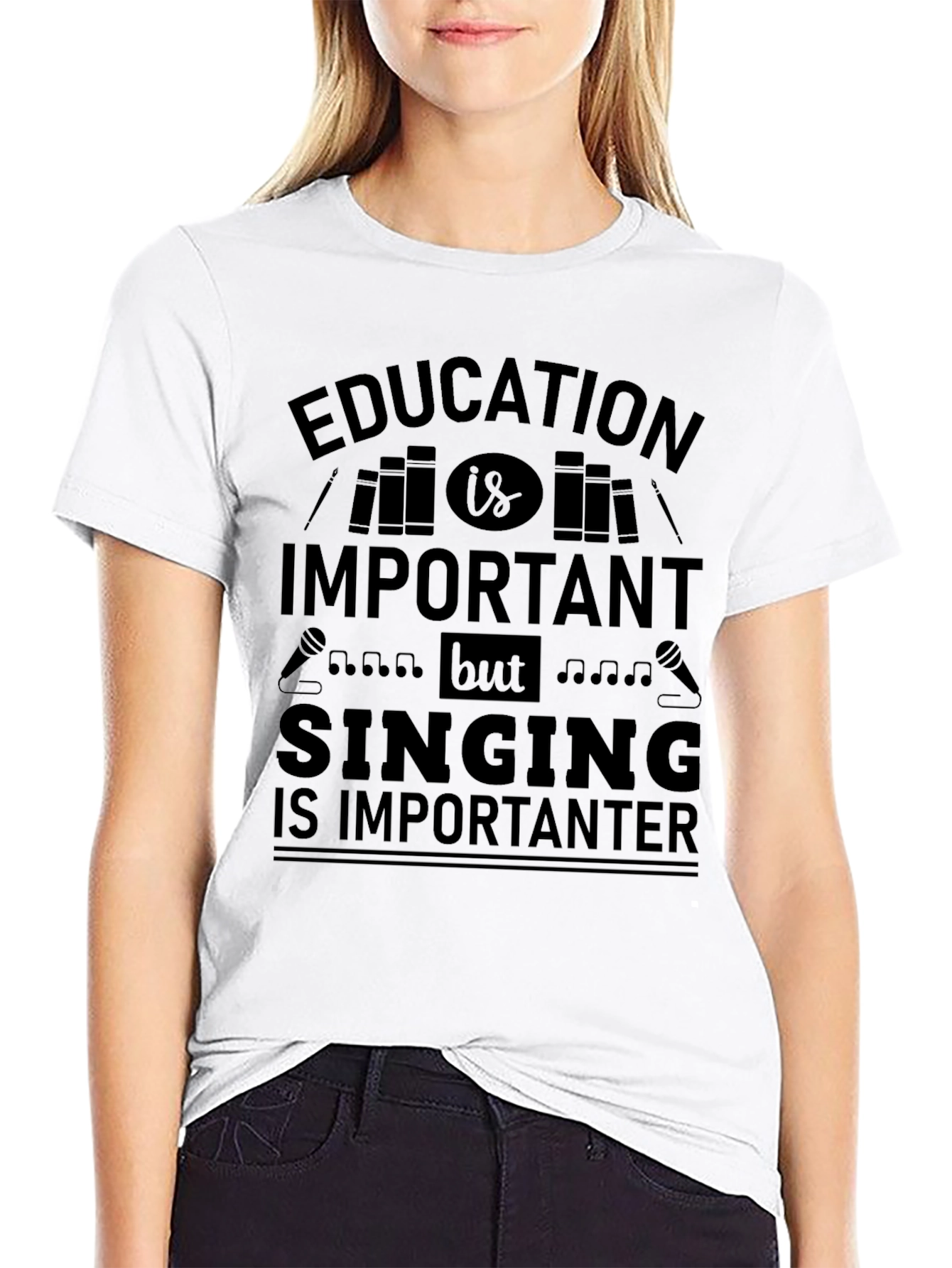 Education Singing Humor Graphic Tee