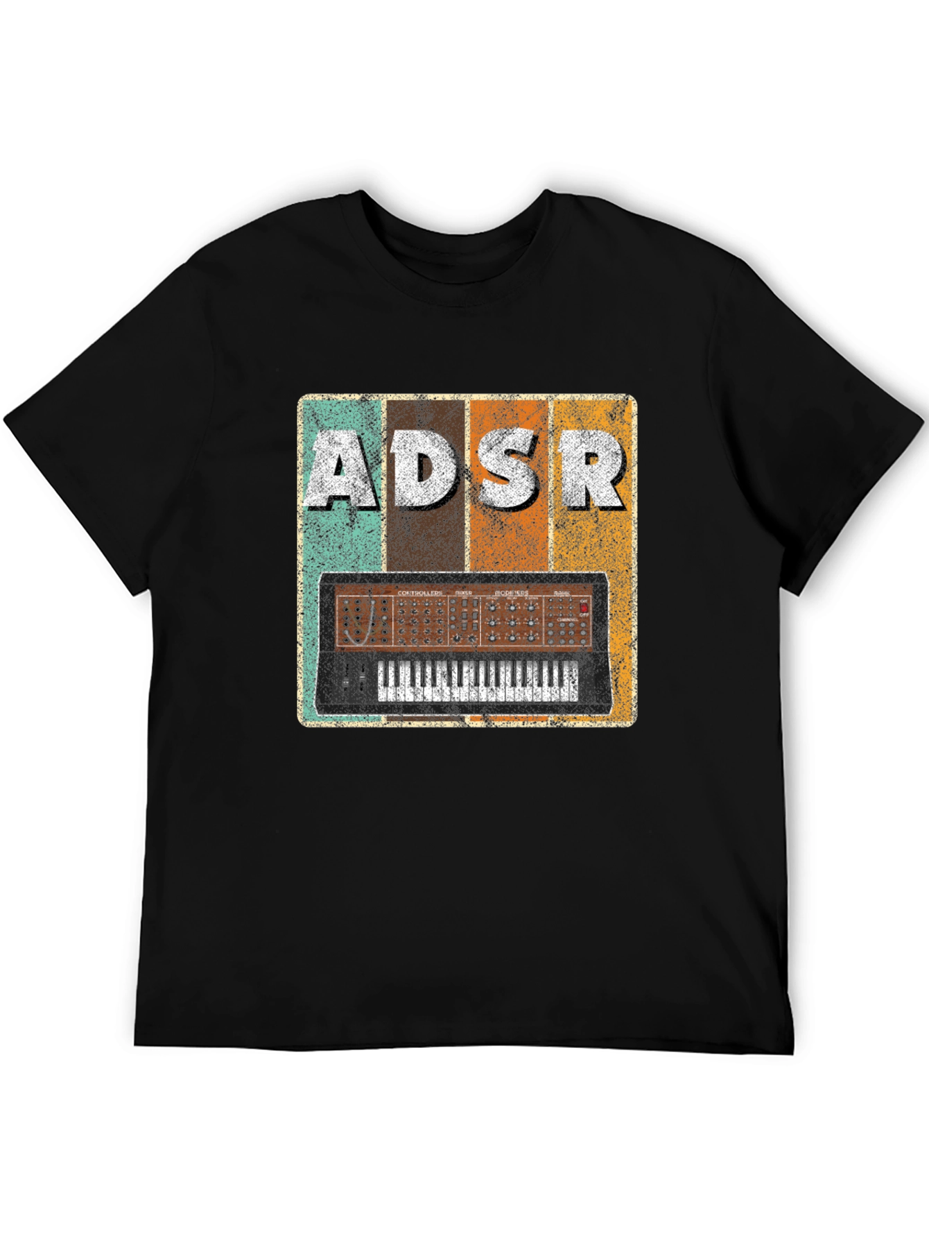 Retro ADSR Synth T-Shirt - Vintage Music Producer Tee