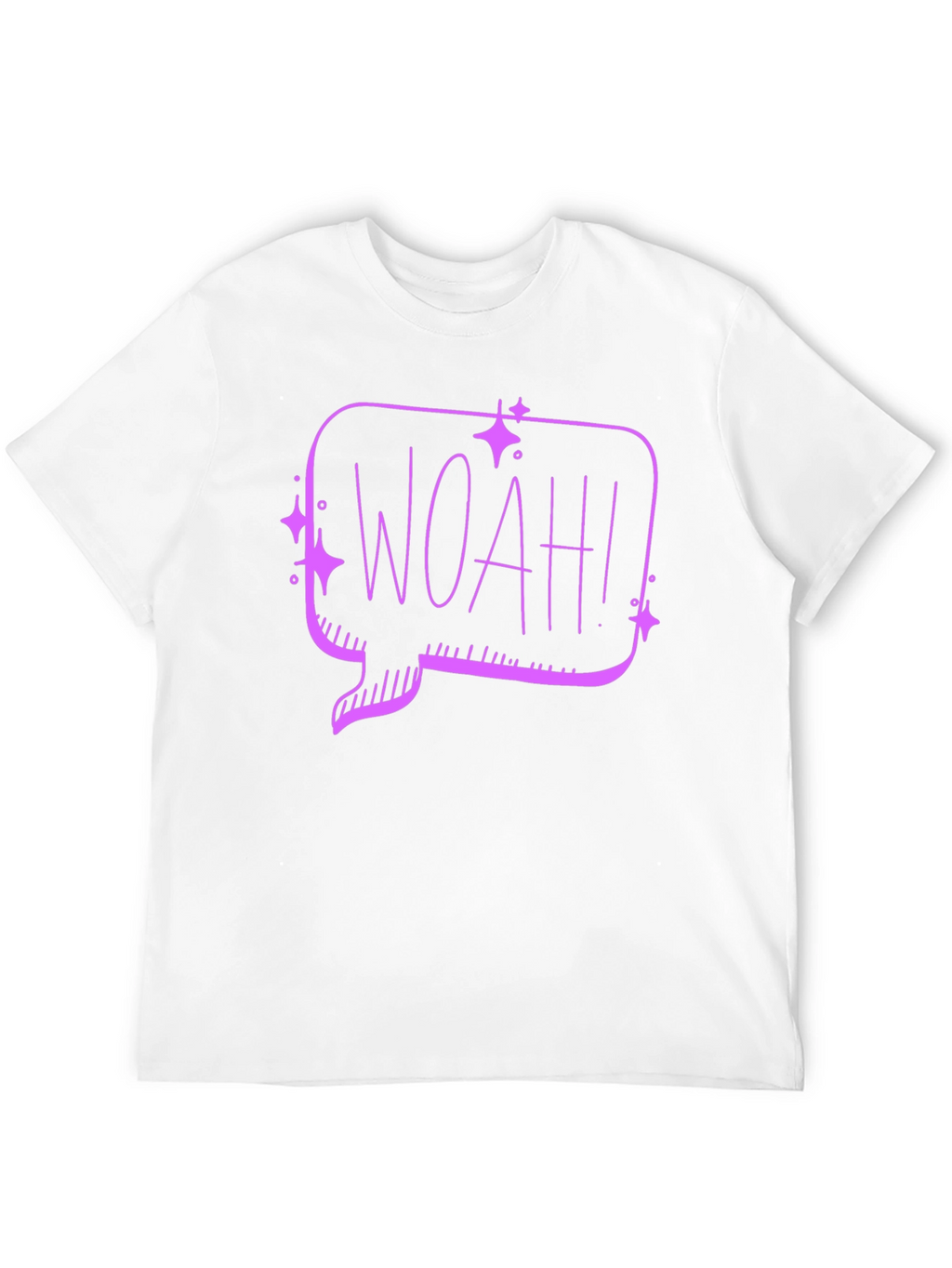 Woah! Graphic Tee - Black Cotton T-Shirt