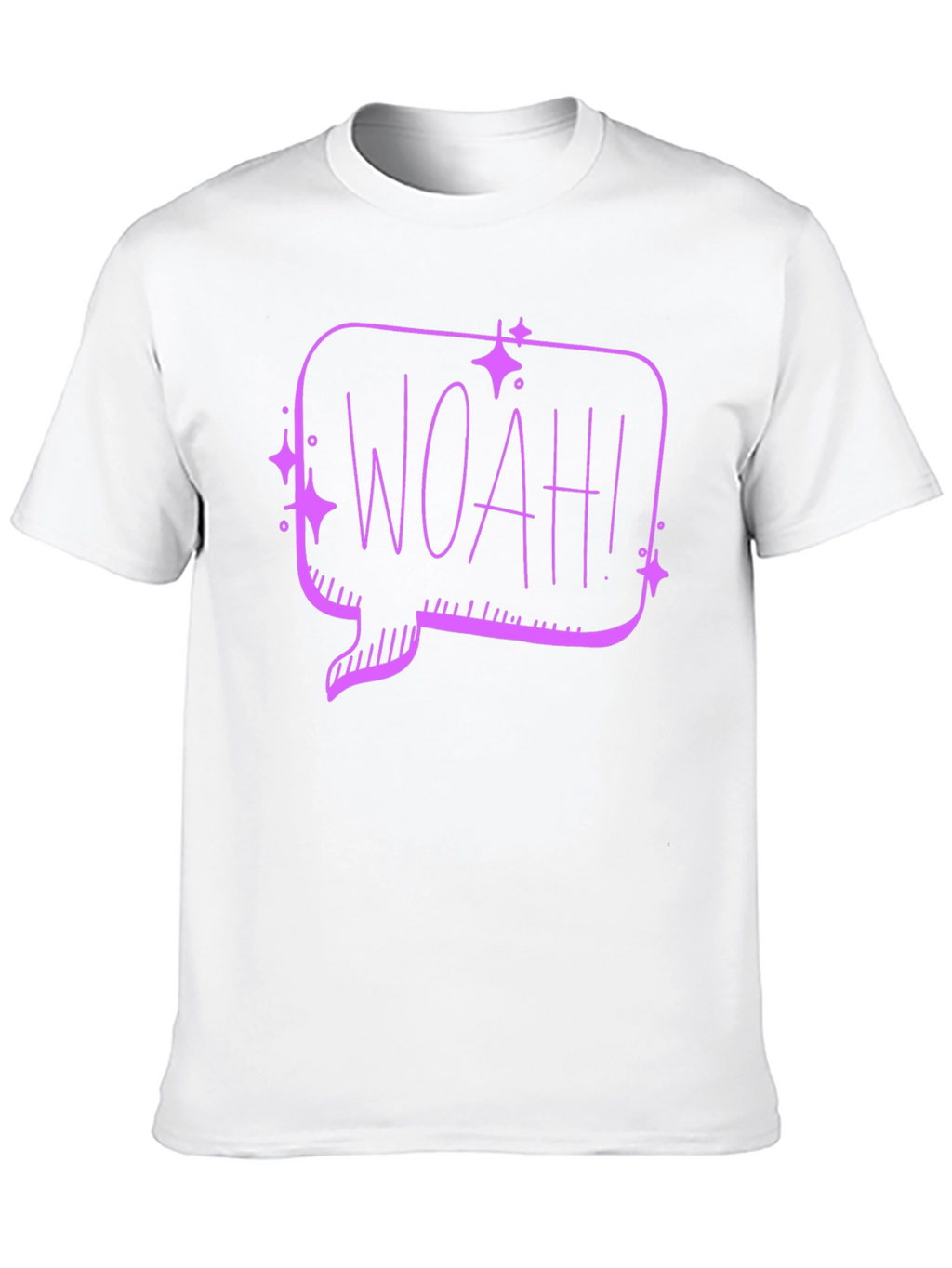 Woah! Graphic Tee - Black Cotton T-Shirt