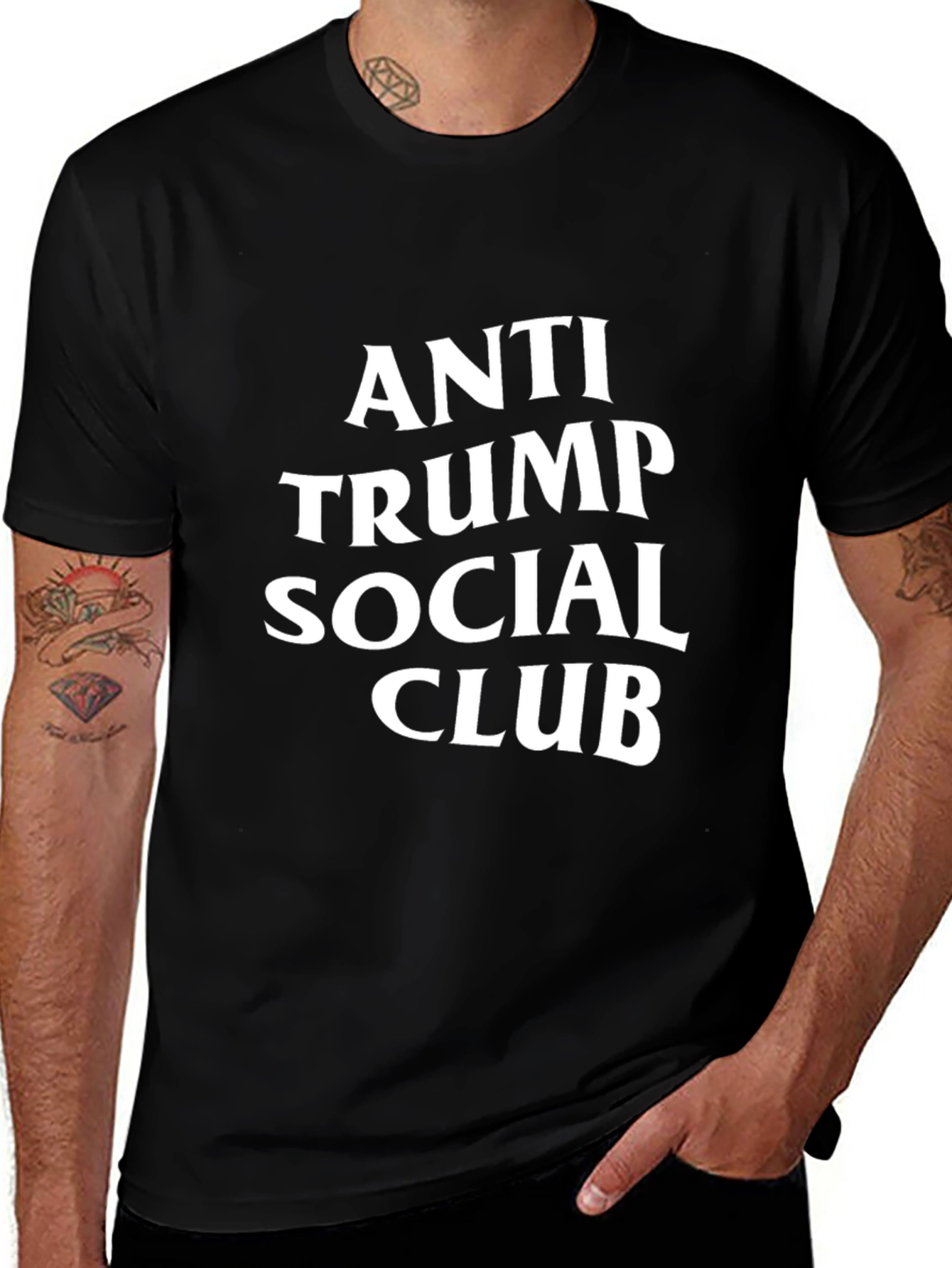 Anti Trump Social Club Black T-Shirt
