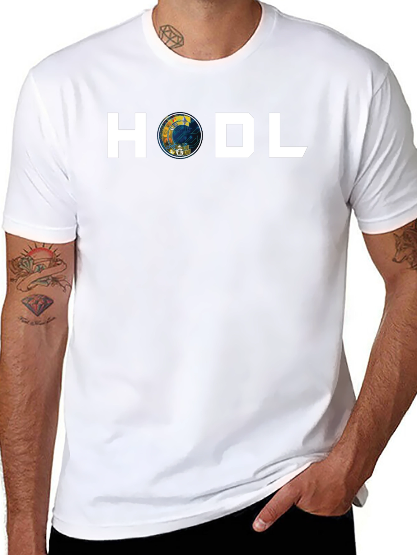 HODL Crypto T-Shirt - Bitcoin Blockchain Apparel