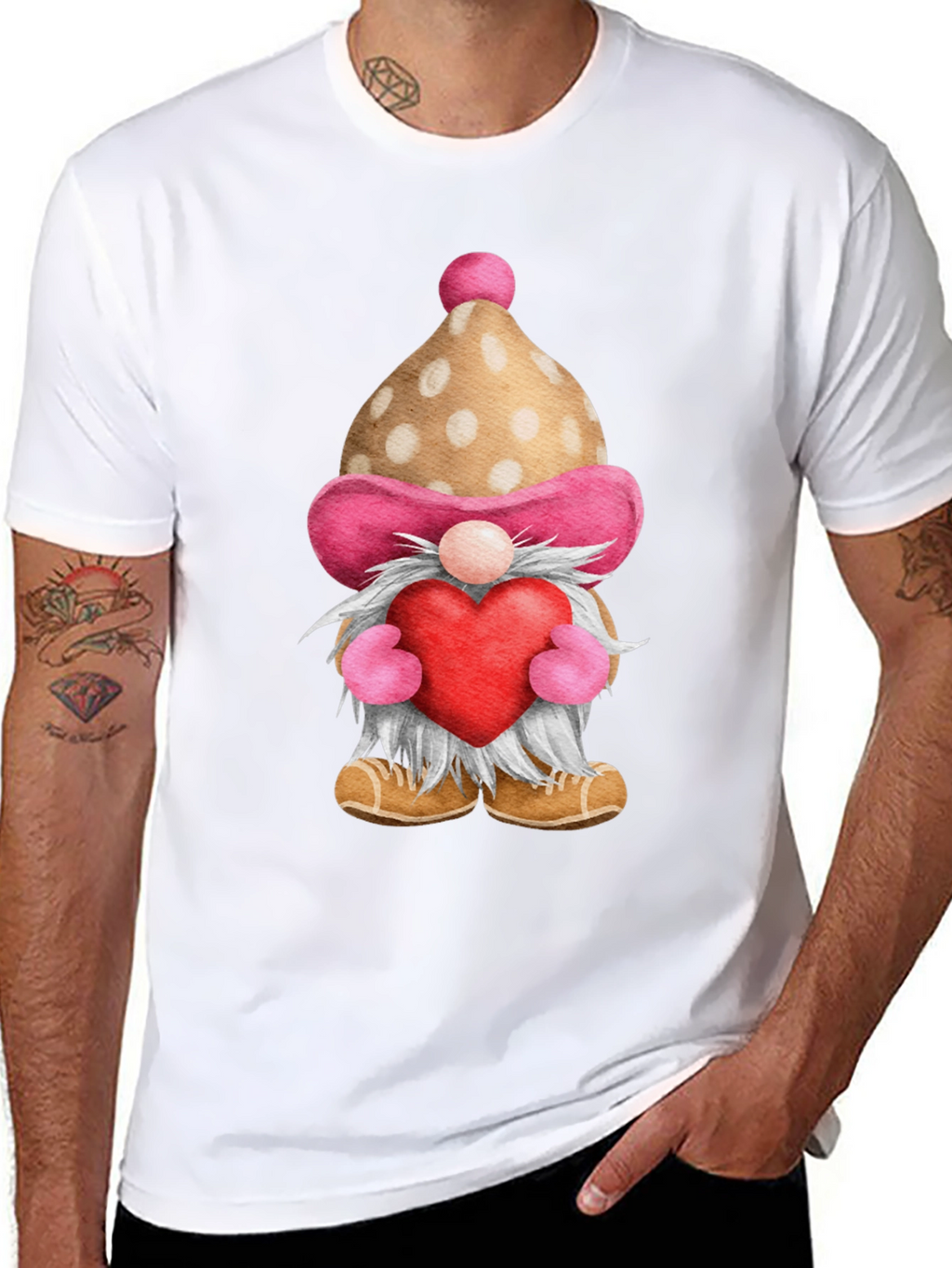 Valentine Gnome Graphic Tee