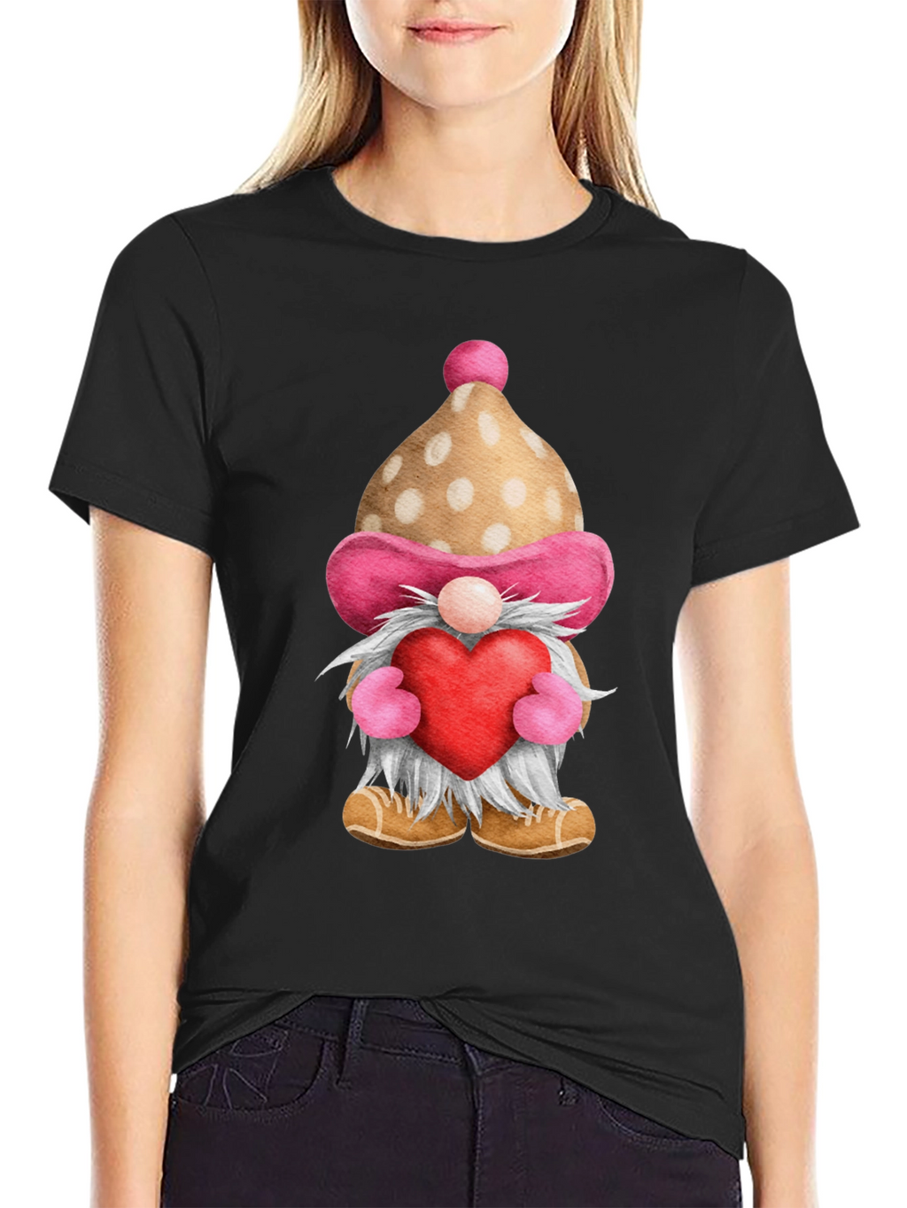 Valentine Gnome Graphic Tee