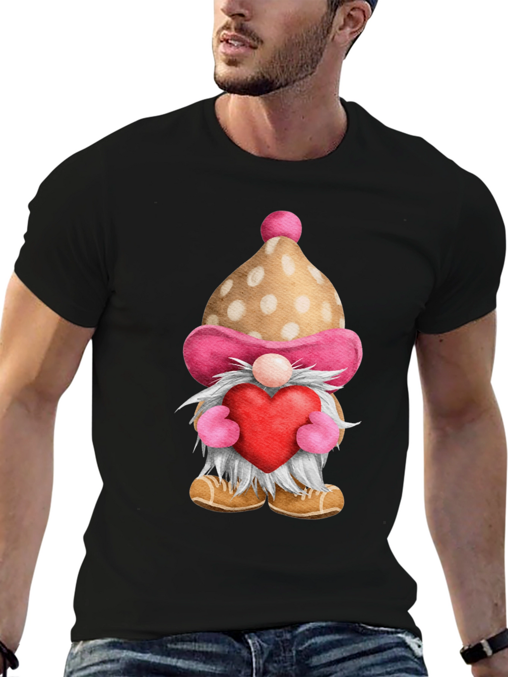 Valentine Gnome Graphic Tee