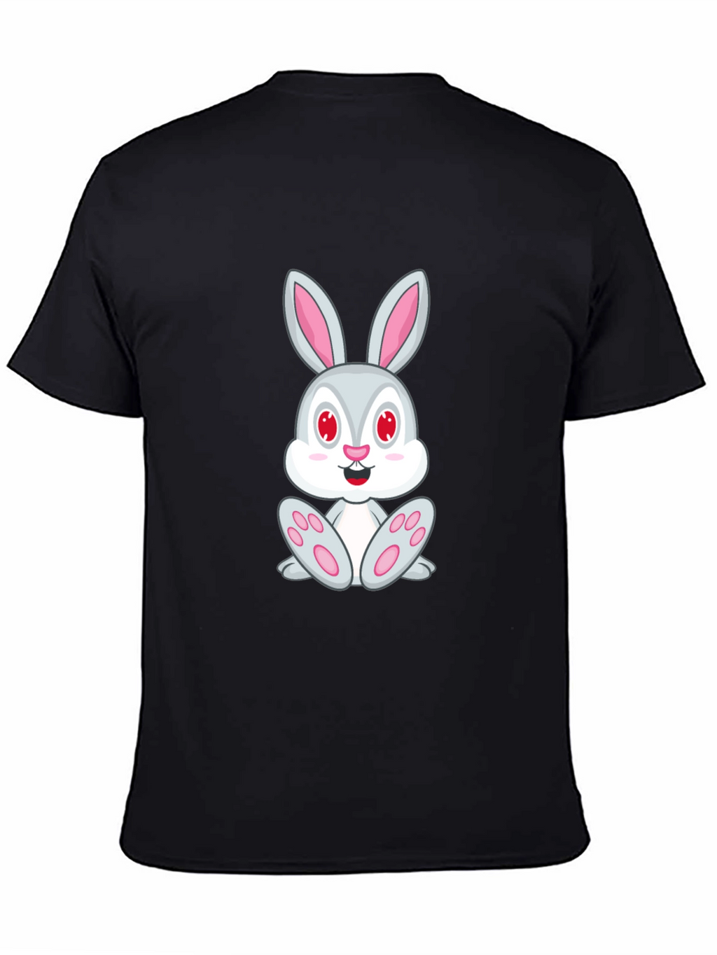 Bunny Graphic Black T-Shirt