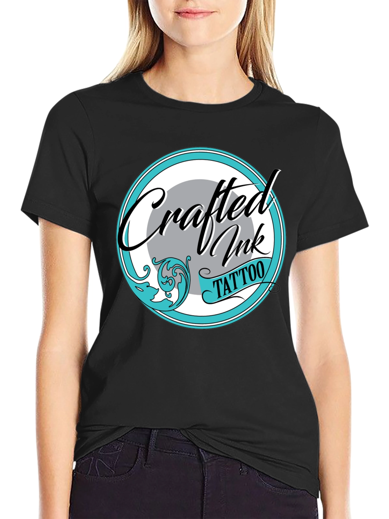 Crafted Ink Tattoo Tee - Stylish Graphic Print Shirt