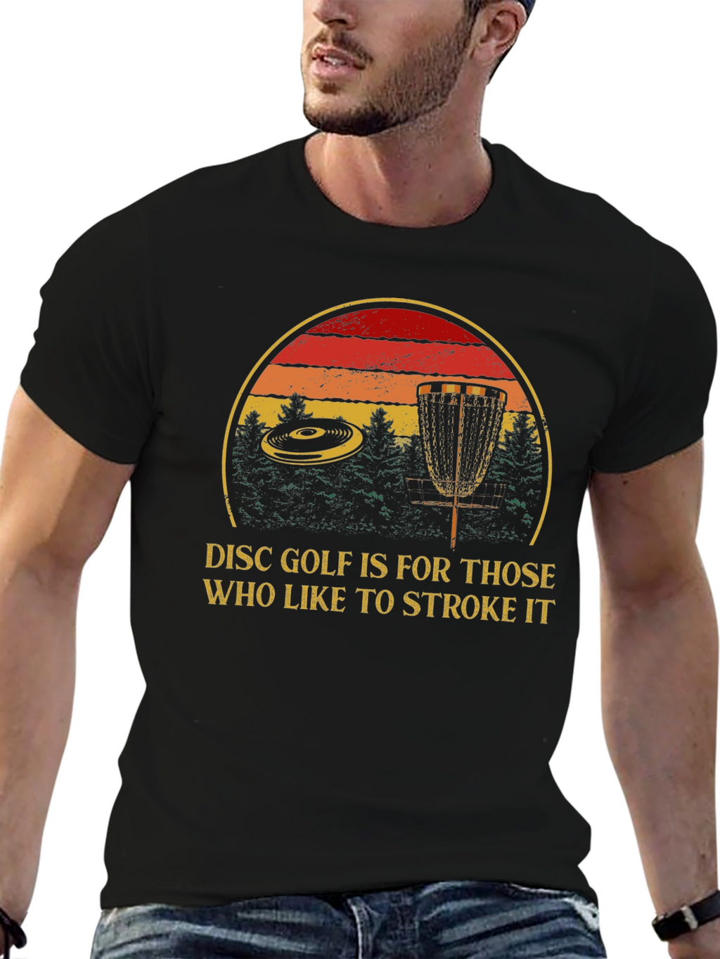 Disc Golf Stroke It T-Shirt - Funny Golf Tee