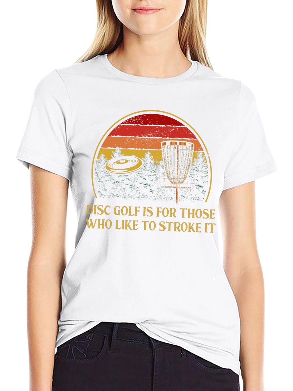 Disc Golf Stroke It T-Shirt - Funny Golf Tee