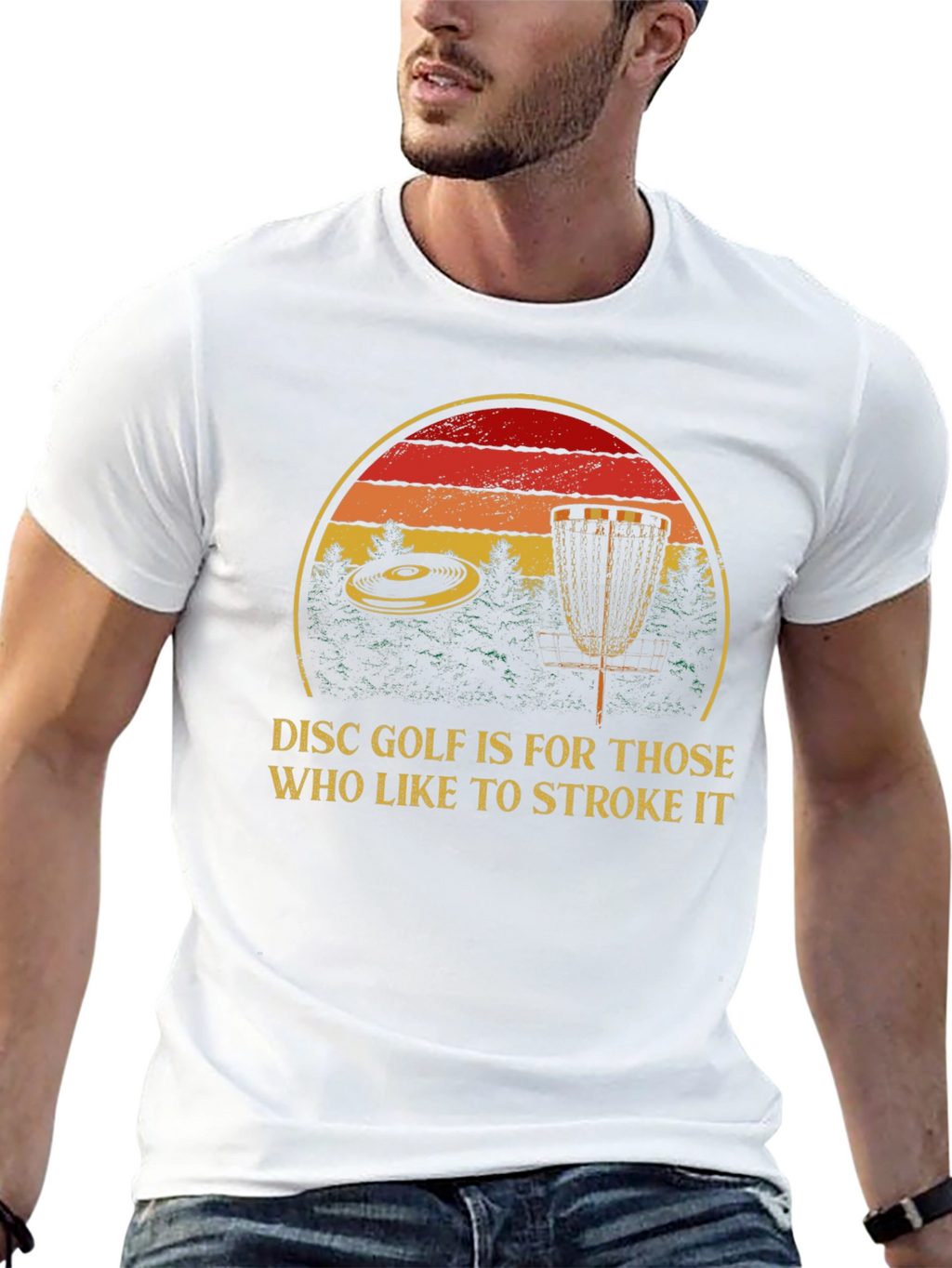 Disc Golf Stroke It T-Shirt - Funny Golf Tee