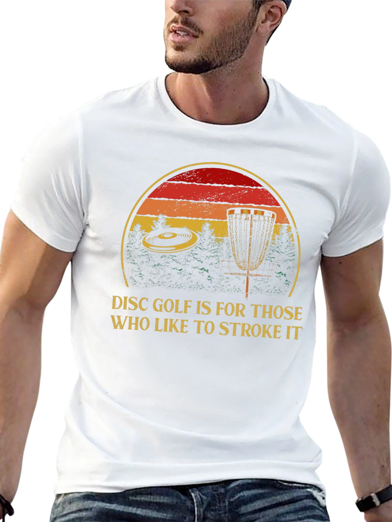 Disc Golf Stroke It T-Shirt - Funny Golf Tee