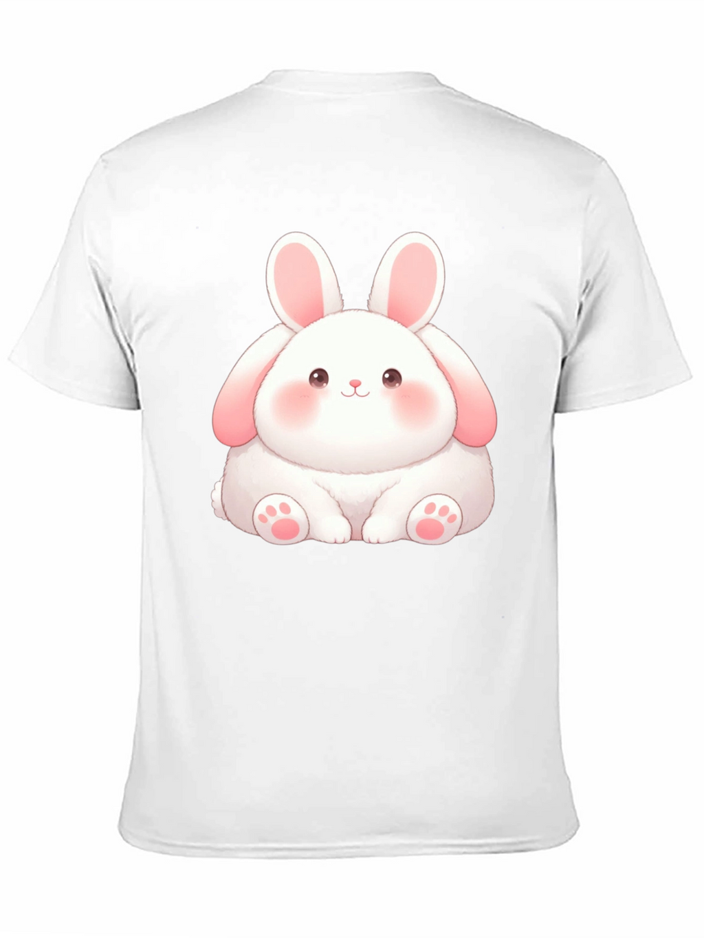 Cute Bunny Graphic Tee - Soft Cotton Blend