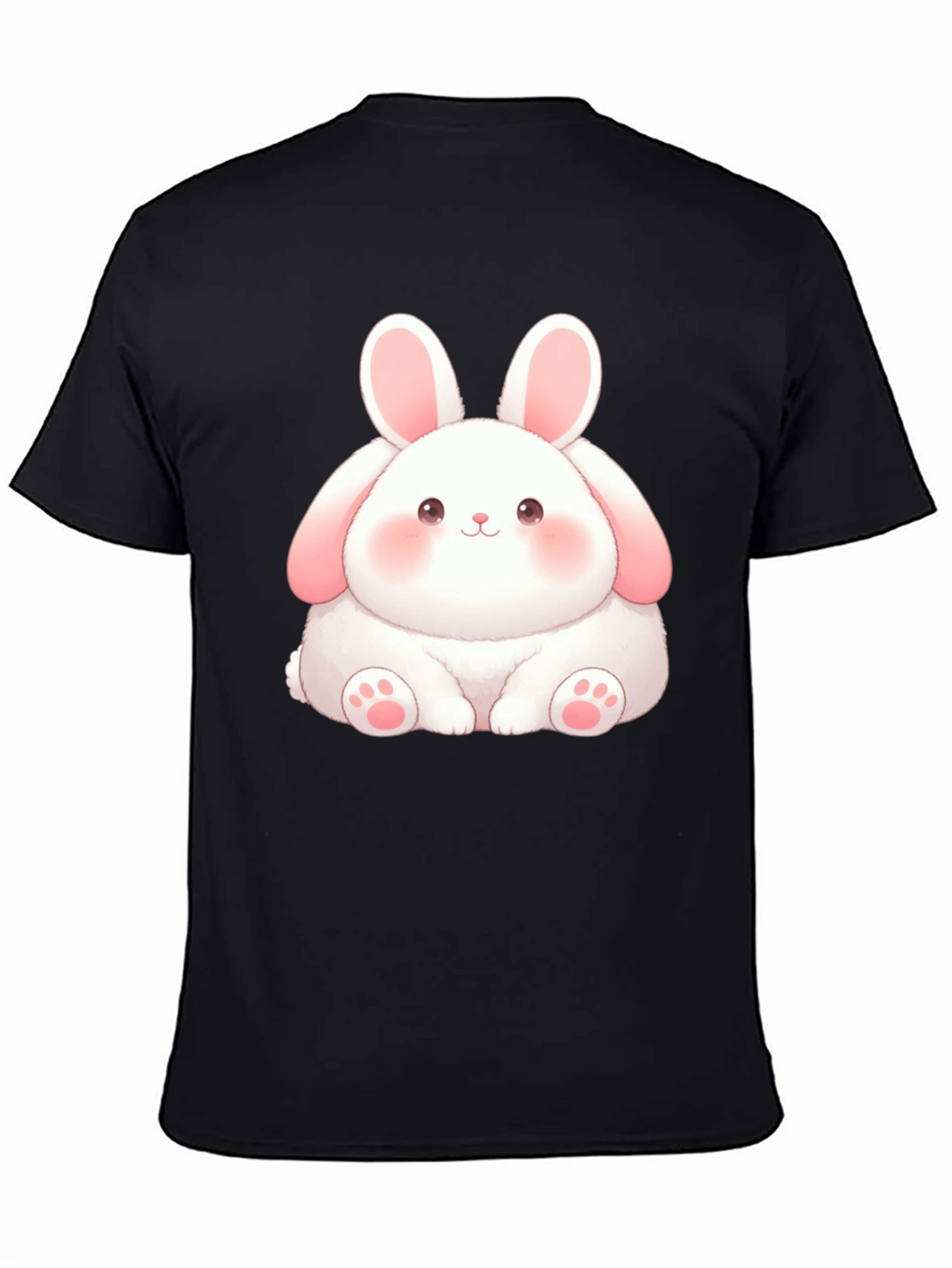 Cute Bunny Graphic Tee - Soft Cotton Blend
