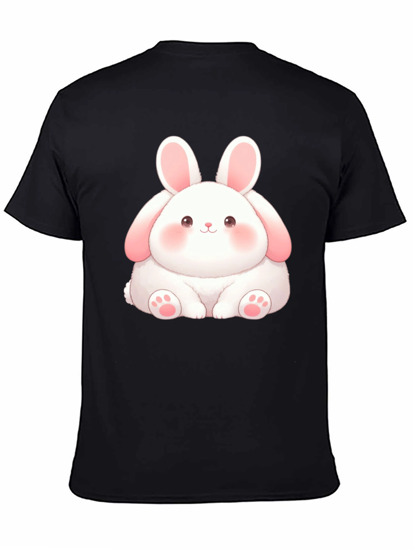 Cute Bunny Graphic Tee - Soft Cotton Blend
