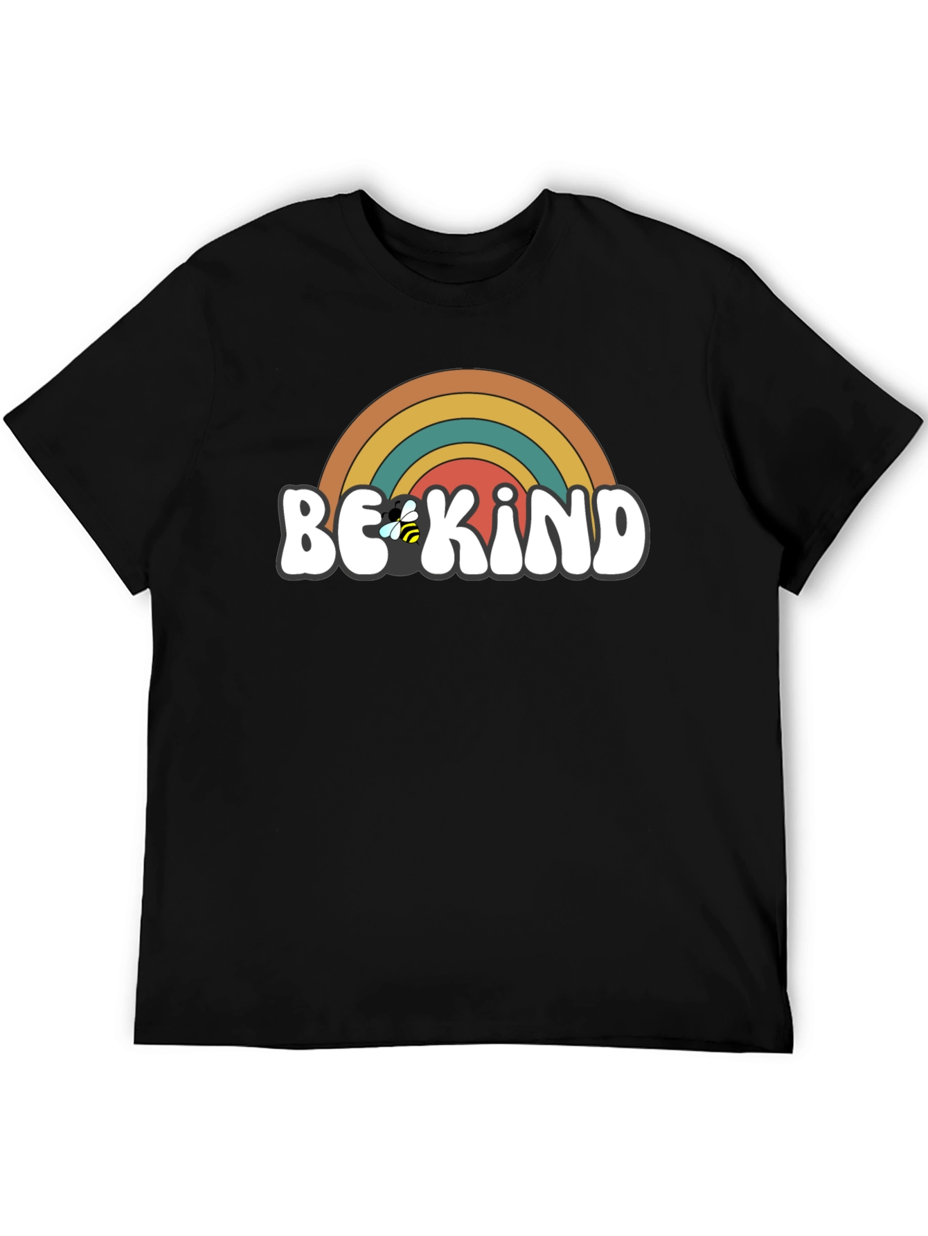 Be Kind Retro Rainbow T-Shirt