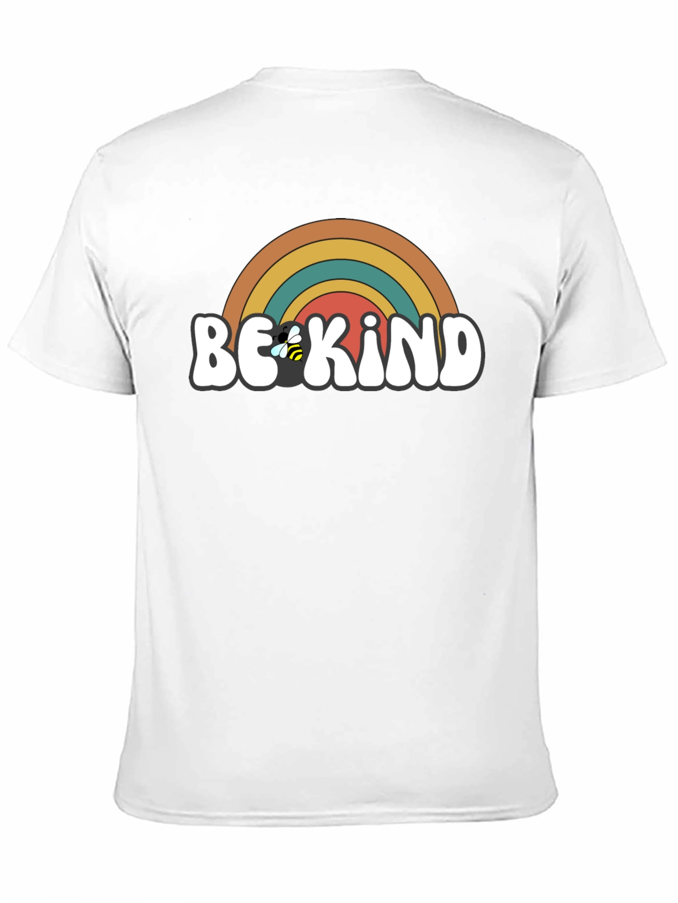 Be Kind Retro Rainbow T-Shirt