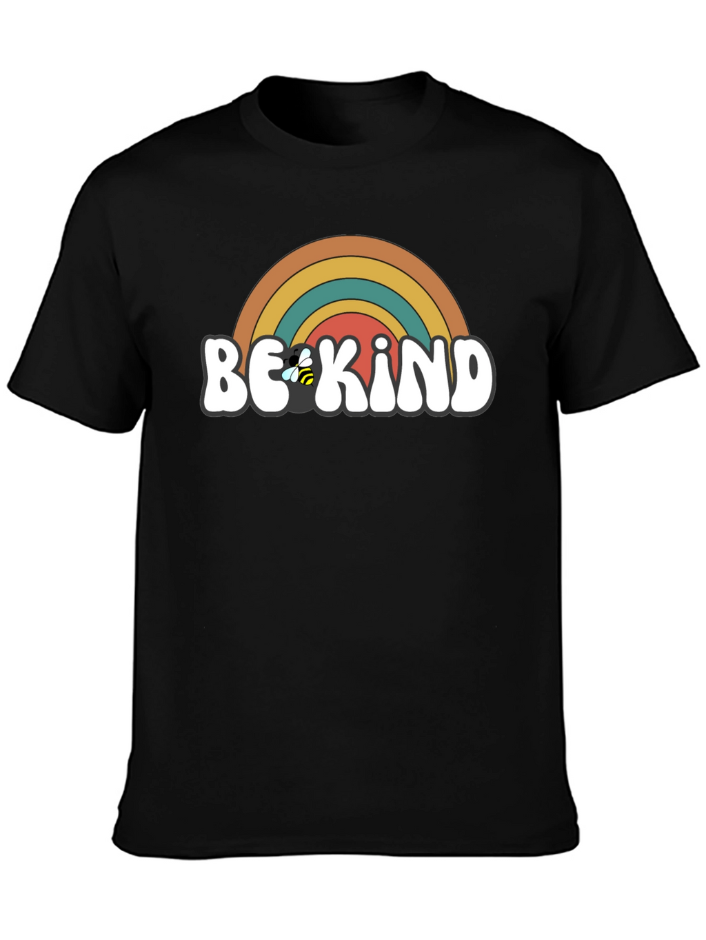 Be Kind Retro Rainbow T-Shirt