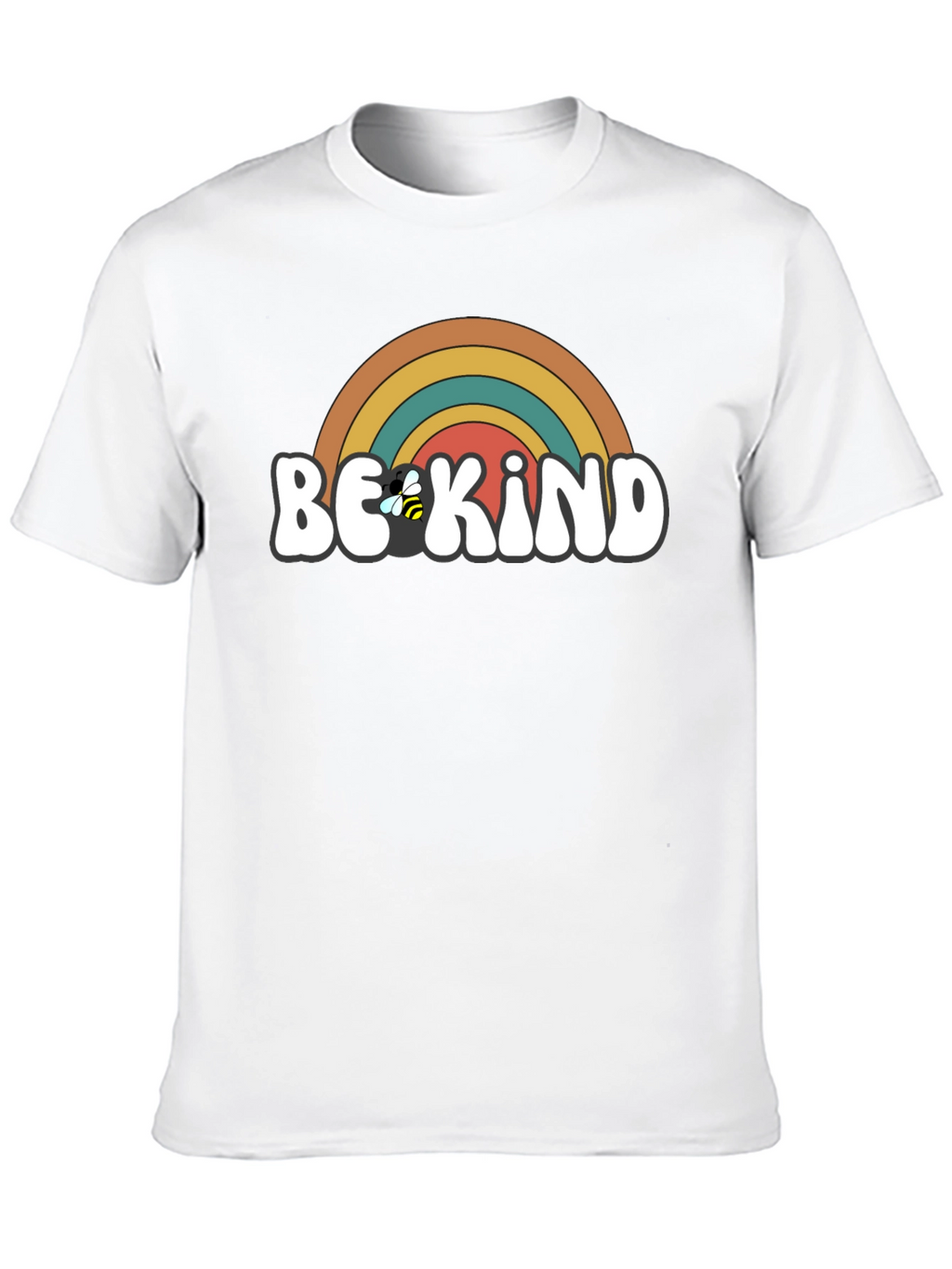 Be Kind Retro Rainbow T-Shirt
