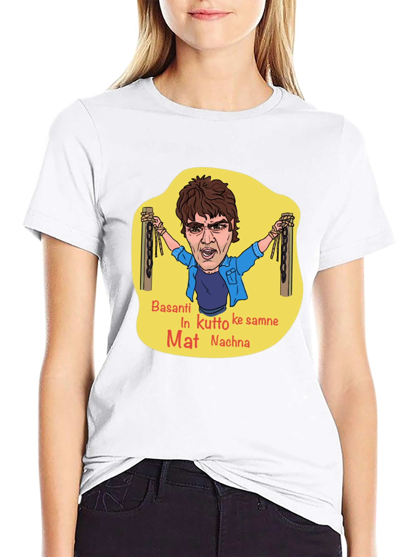 Funny Basanti T-Shirt - Iconic Movie Quote