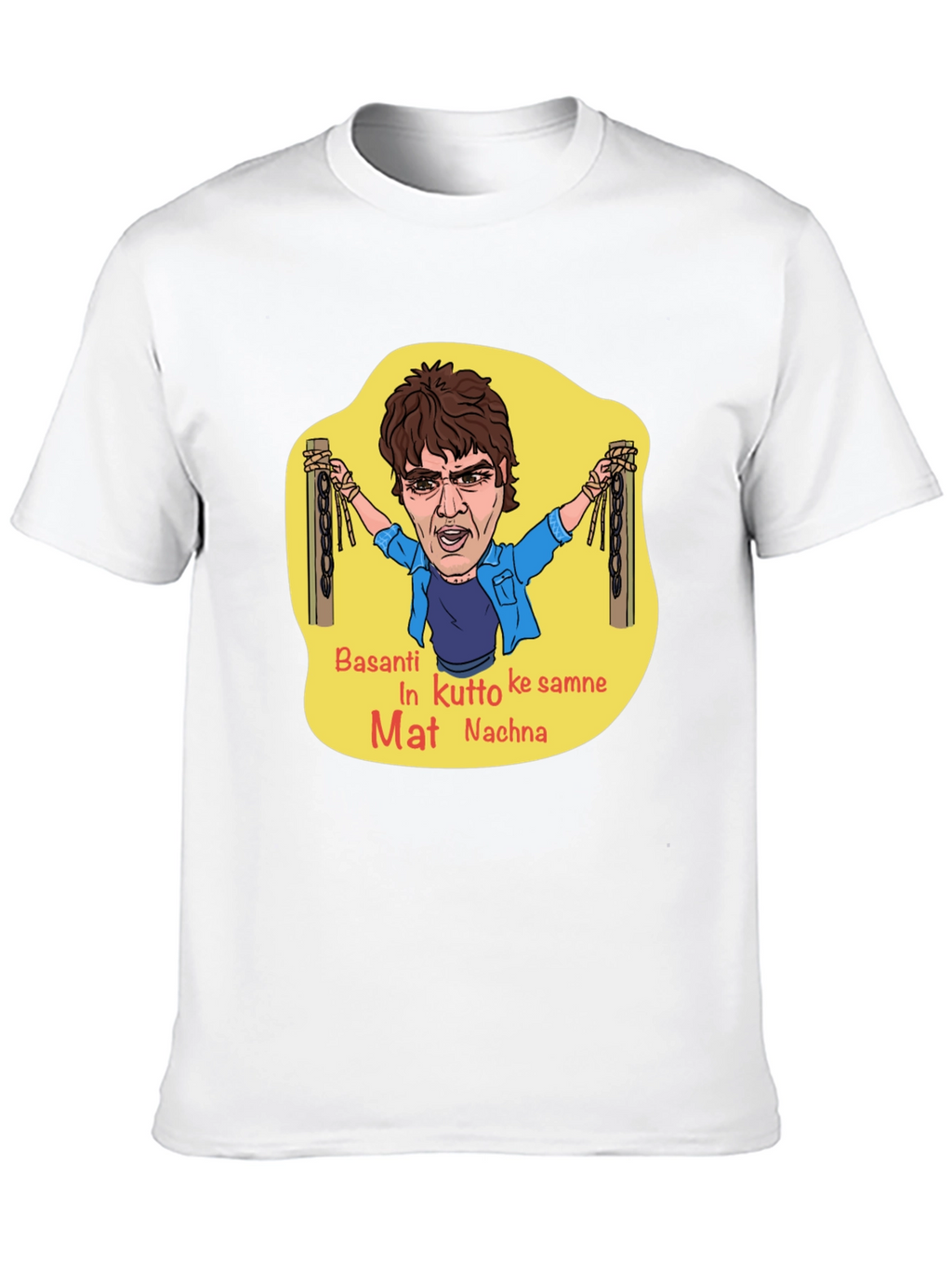 Funny Basanti T-Shirt - Iconic Movie Quote
