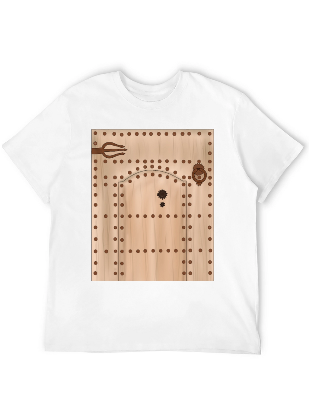 Novelty Door Design T-Shirt