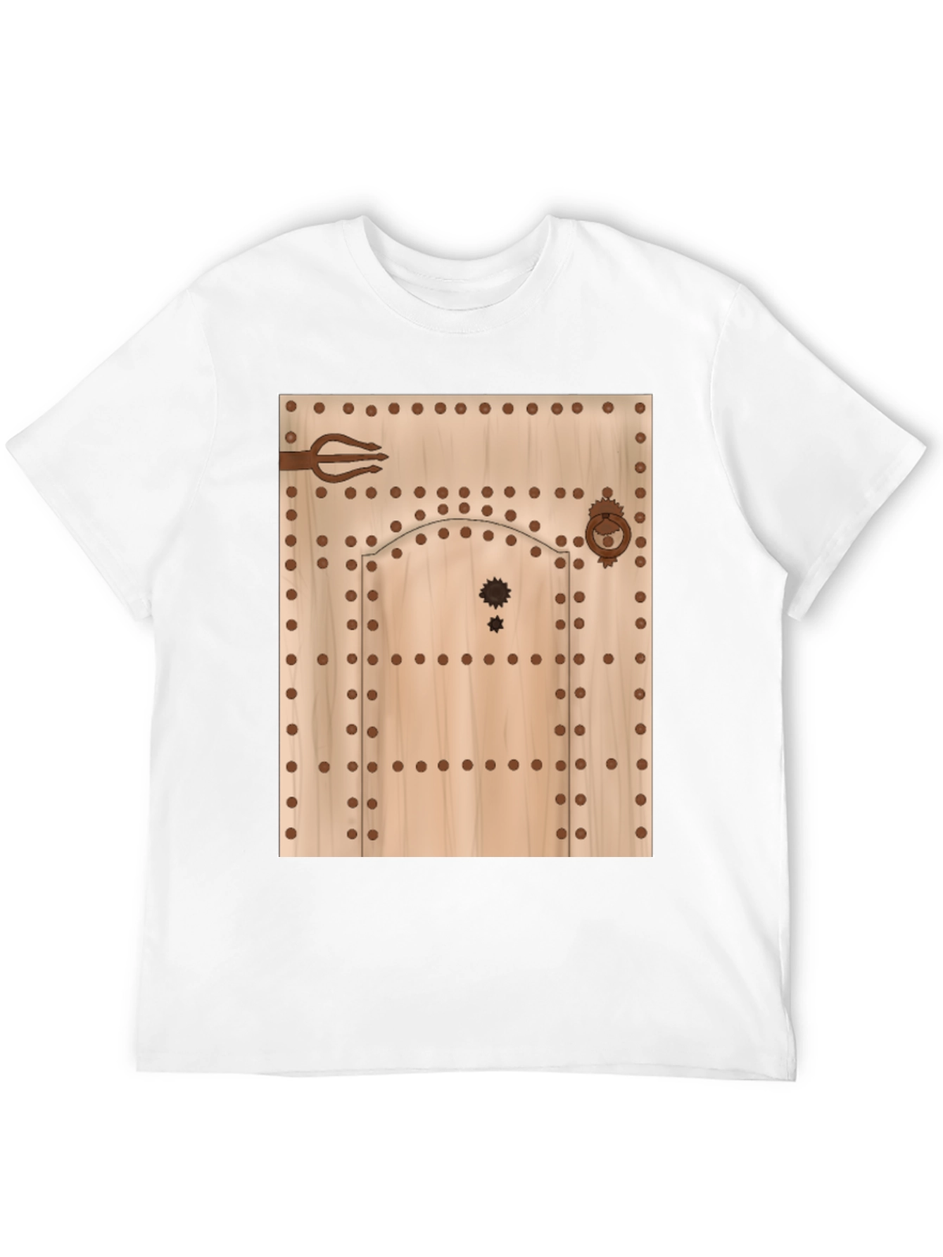 Novelty Door Design T-Shirt