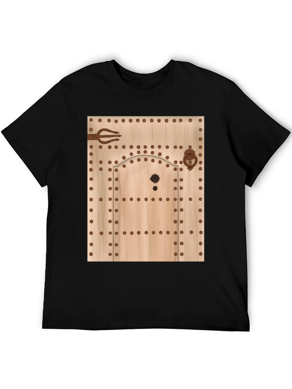Novelty Door Design T-Shirt