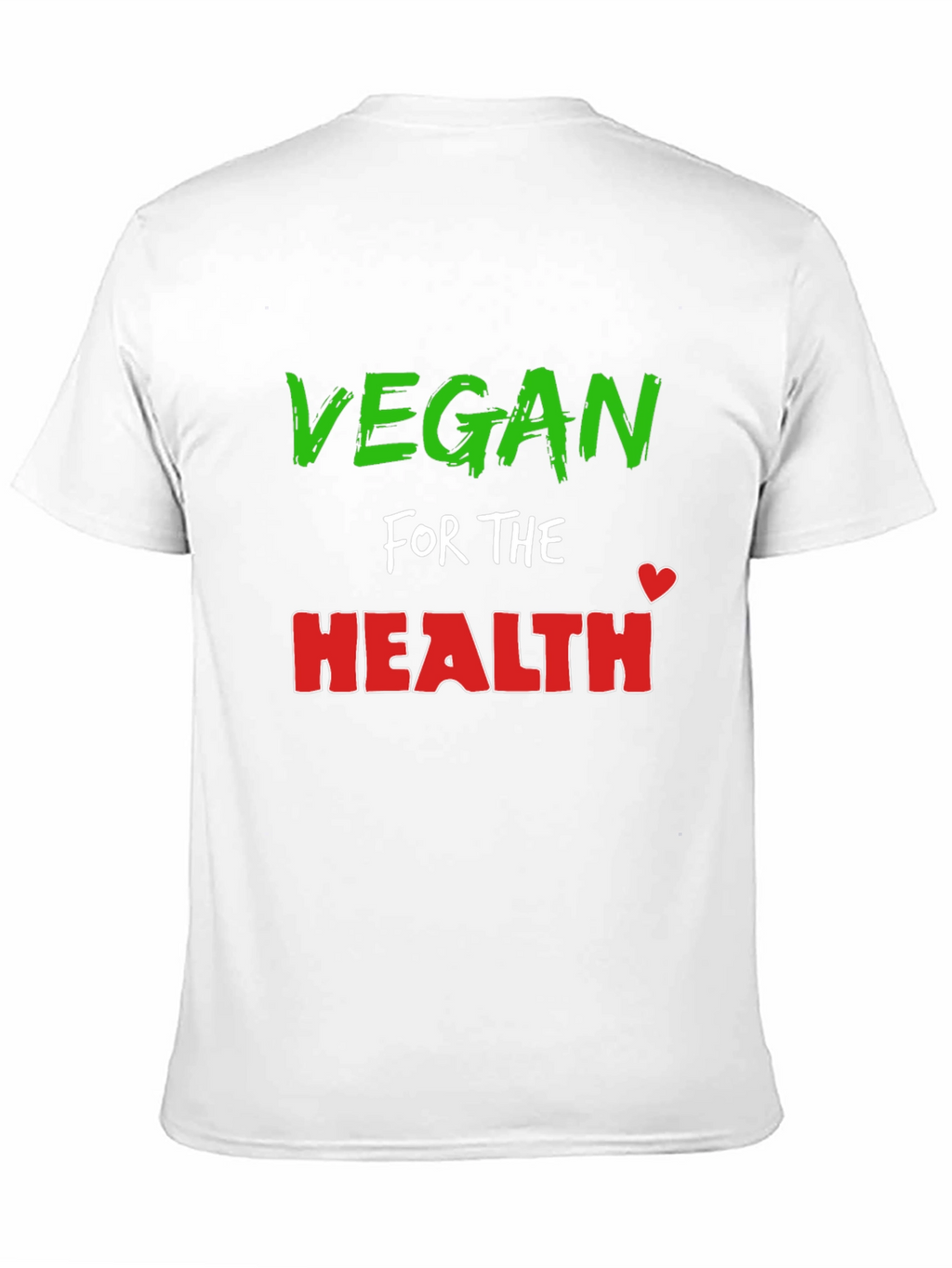 Vegan for Health Black T-Shirt