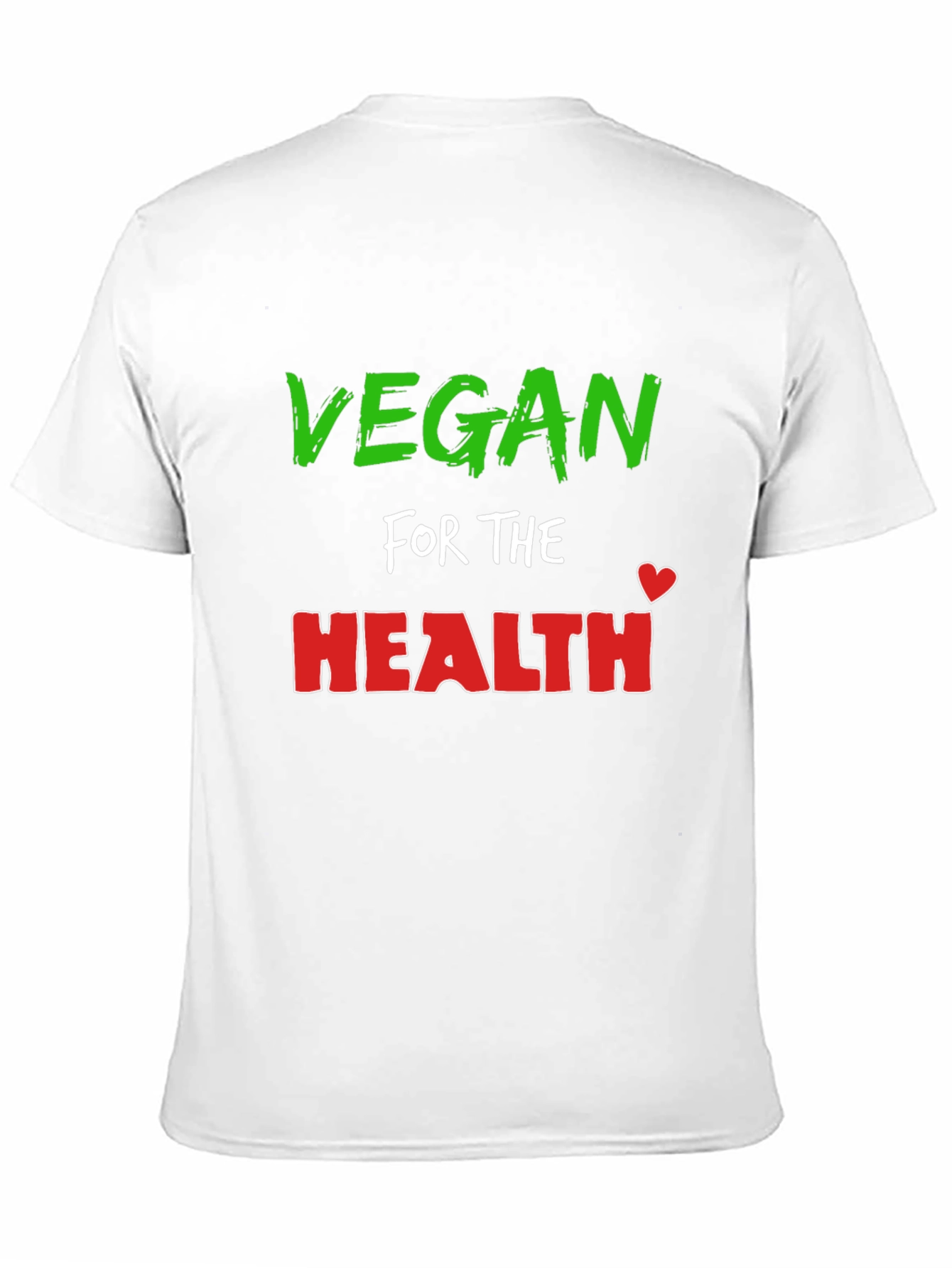 Vegan for Health Black T-Shirt